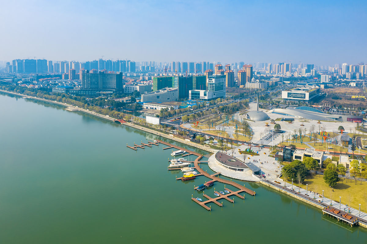 2019年03月10日,湖南省常德市,柳叶湖.