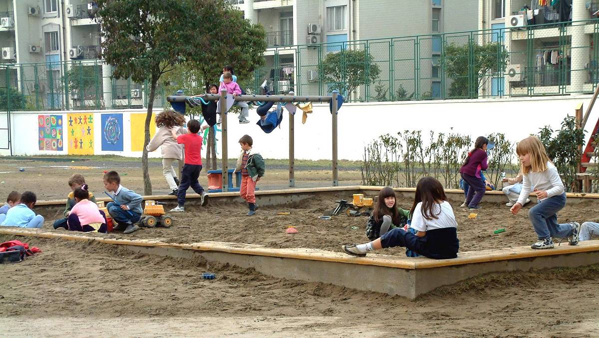 幼儿园涂鸦墙、小池塘、沙池：幼儿成长宝藏