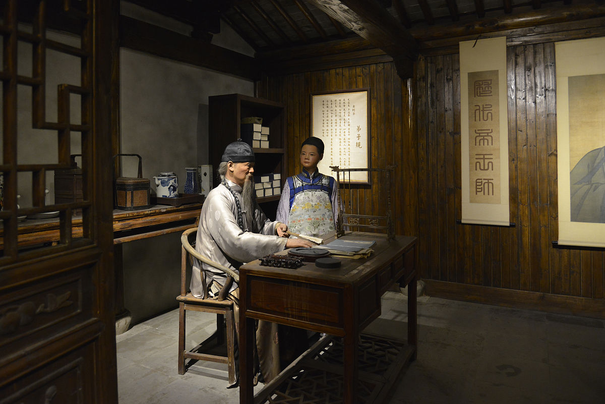2021年3月21日,上海,广富林文化遗址.广富林文化展示馆