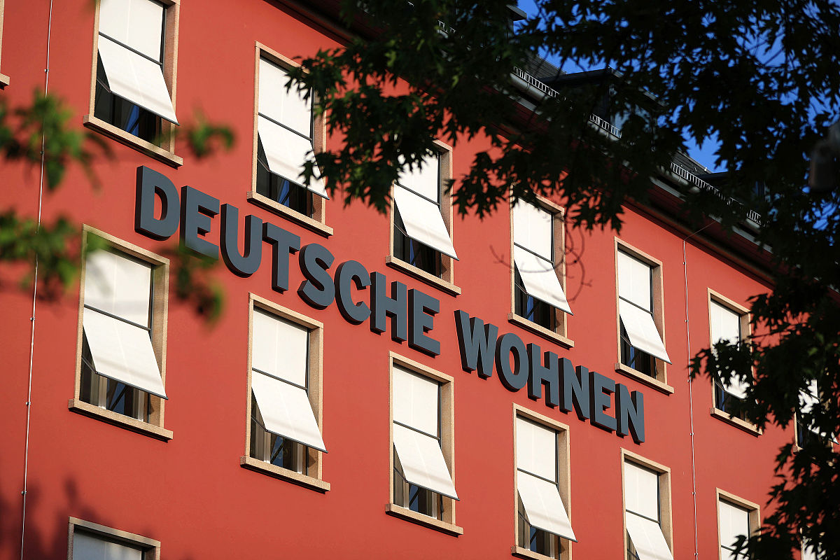 当地时间2020年6月16日,德国柏林,德意志住宅(deutschewohnen)办公大