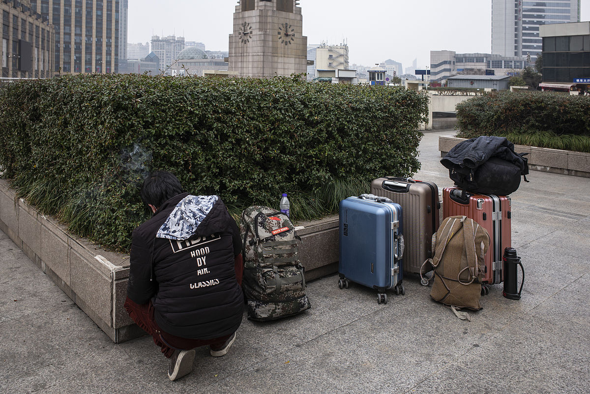 2021年2月2日,浙江杭州火车站.往年这个时候,是春运的高峰,火车站也是