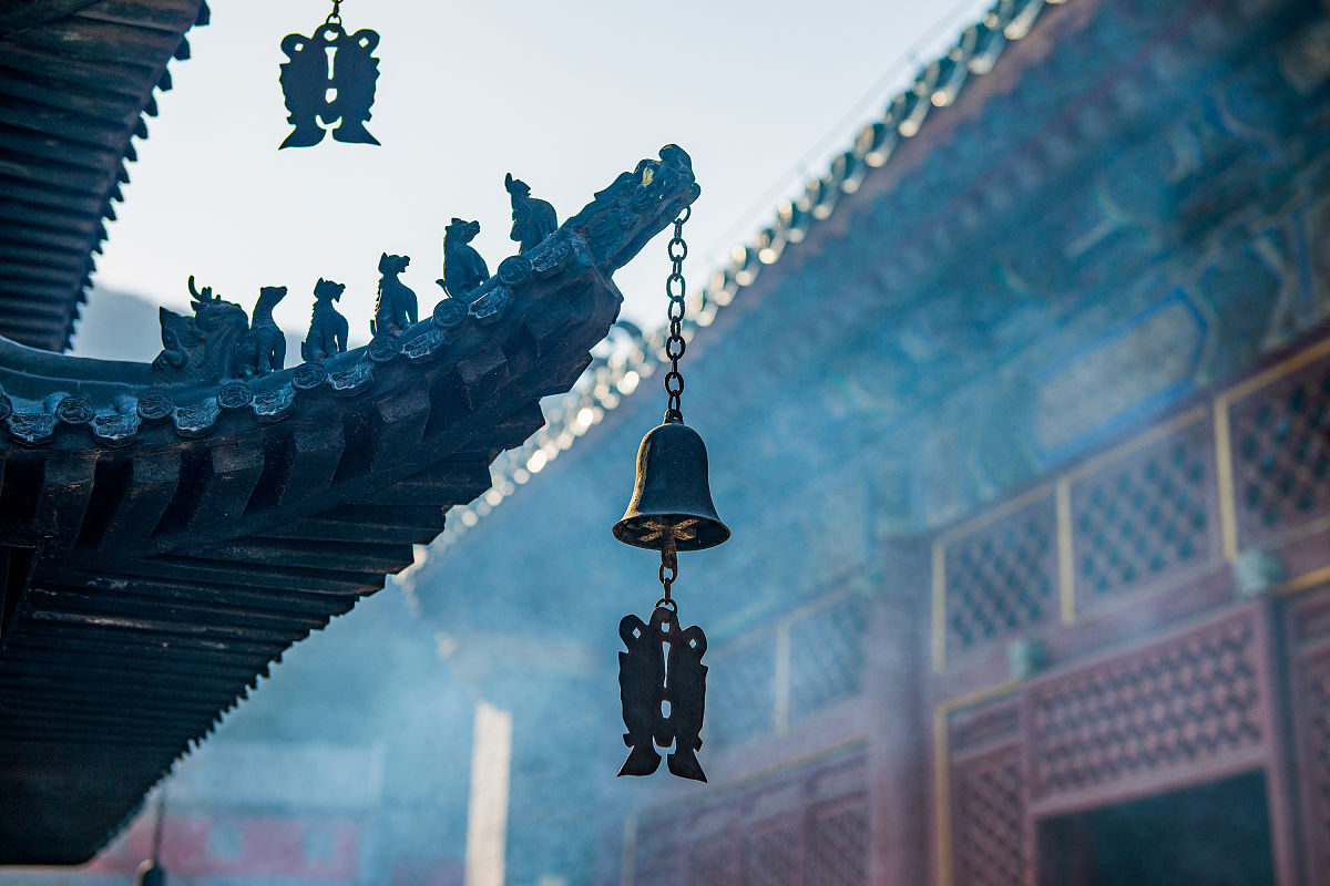 2019年12月7月,北京戒台寺,中国北方保存辽代文物最多,最完整的寺院.