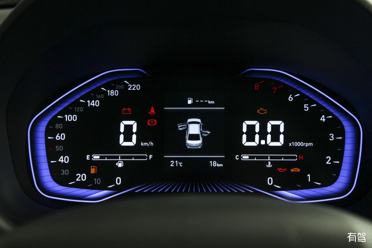 北京现代领动1.6 AT 百公里油耗实测 - 6.5-7.5升