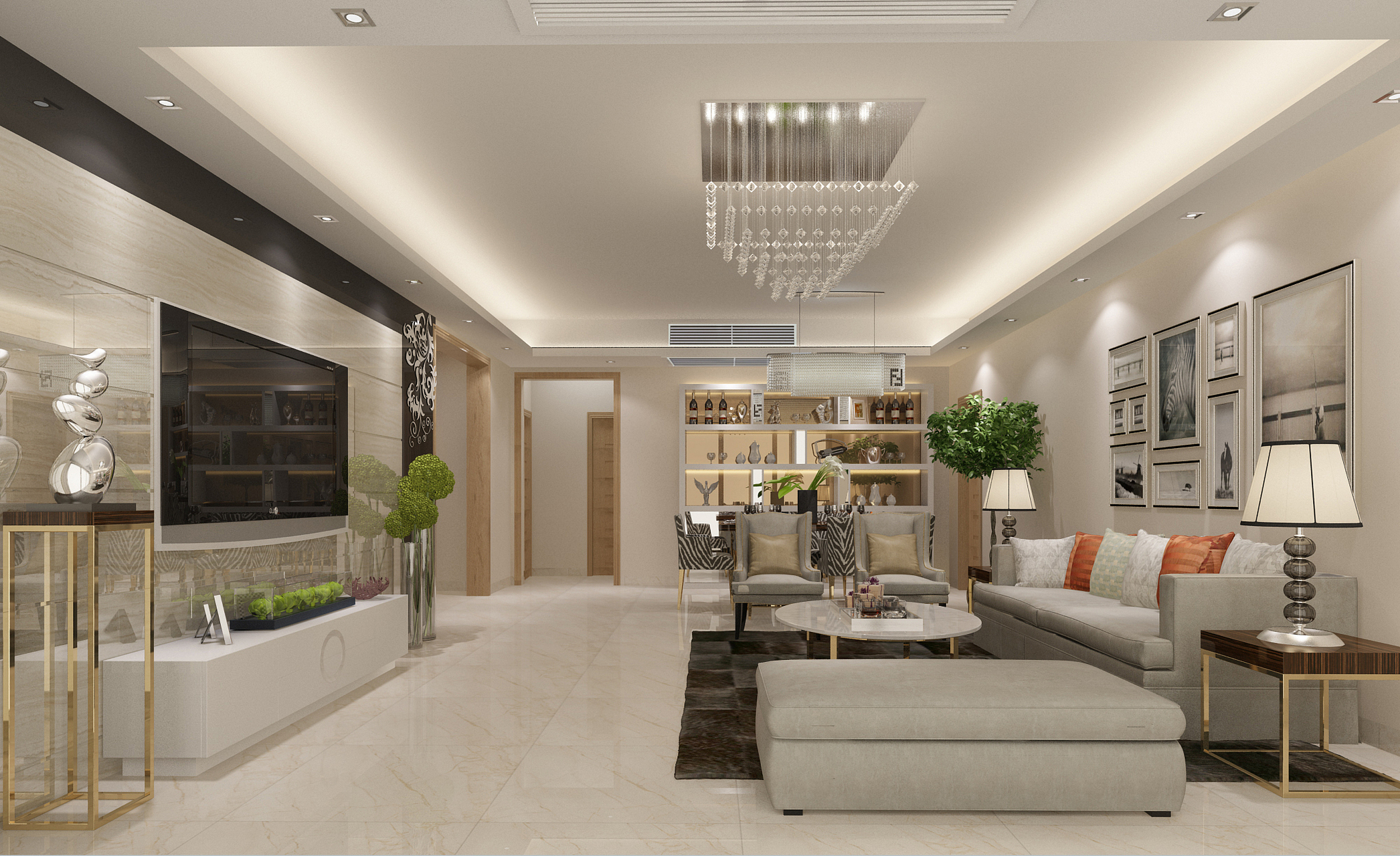 打造梦幻空间,天花板装修你get了吗?选材质,配色和灯光设计都很关键!