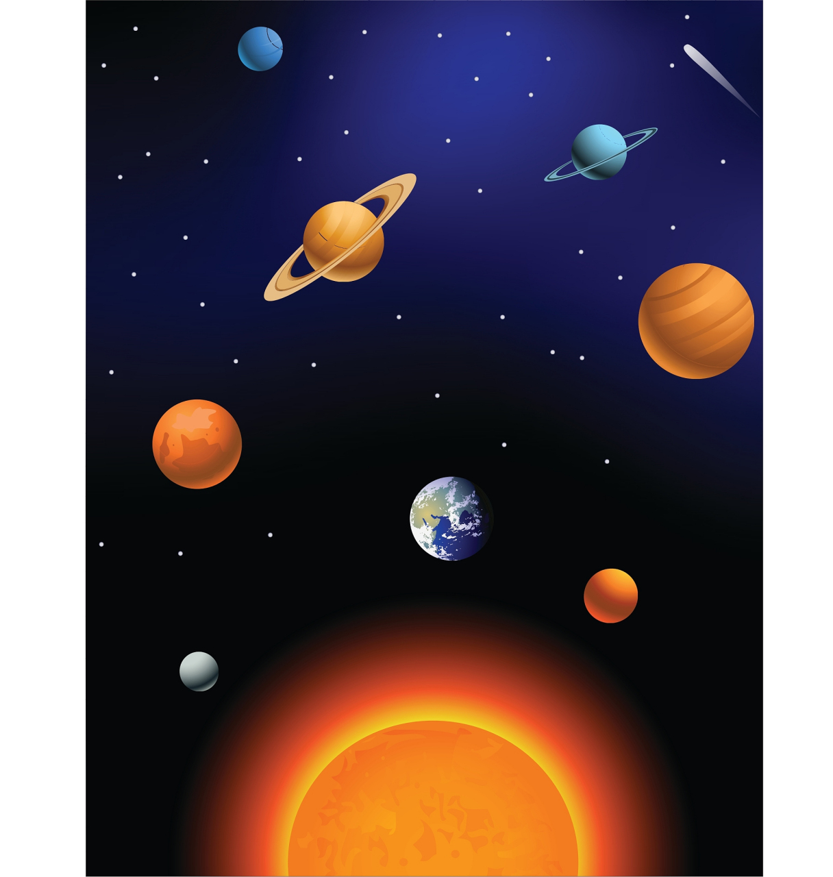 地球是太阳系中的行星之一,其运动轨迹和位置对地球上的生命和环境