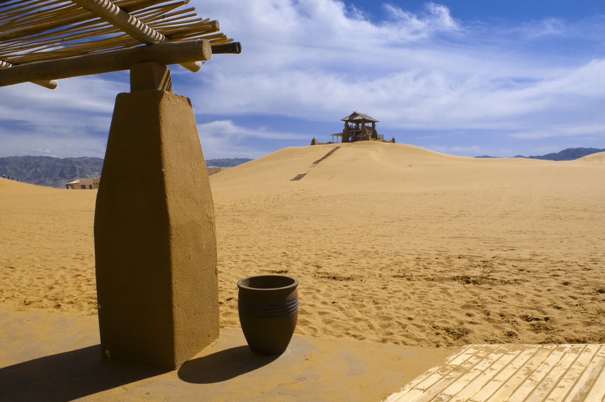 旅行中的治愈日常# 准噶尔盆地古尔班通古特沙漠南缘,是一片原始