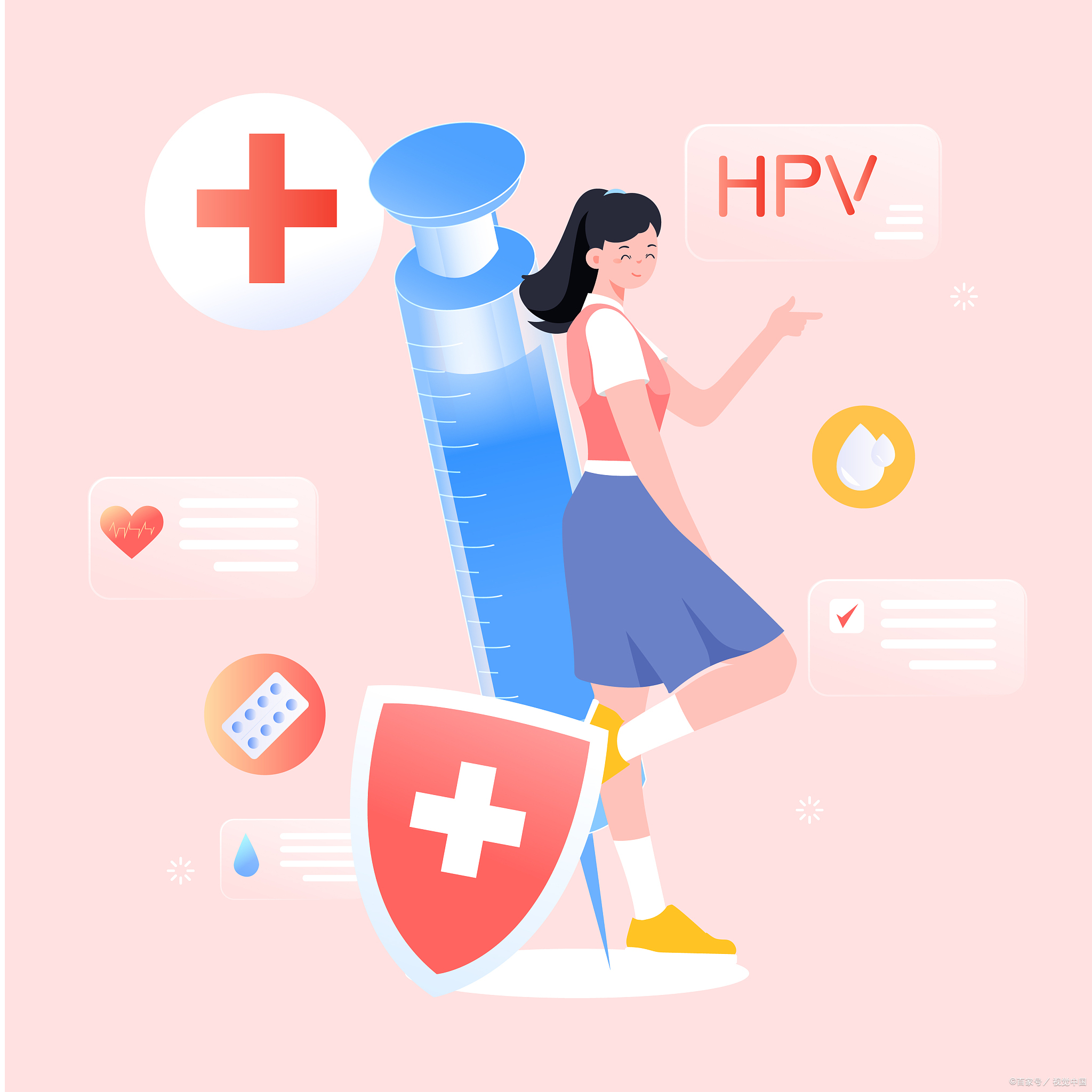 长期感染hpv会增加患宫颈癌等生殖系统疾病hpv疫苗hpv疫苗hpv疫苗图片