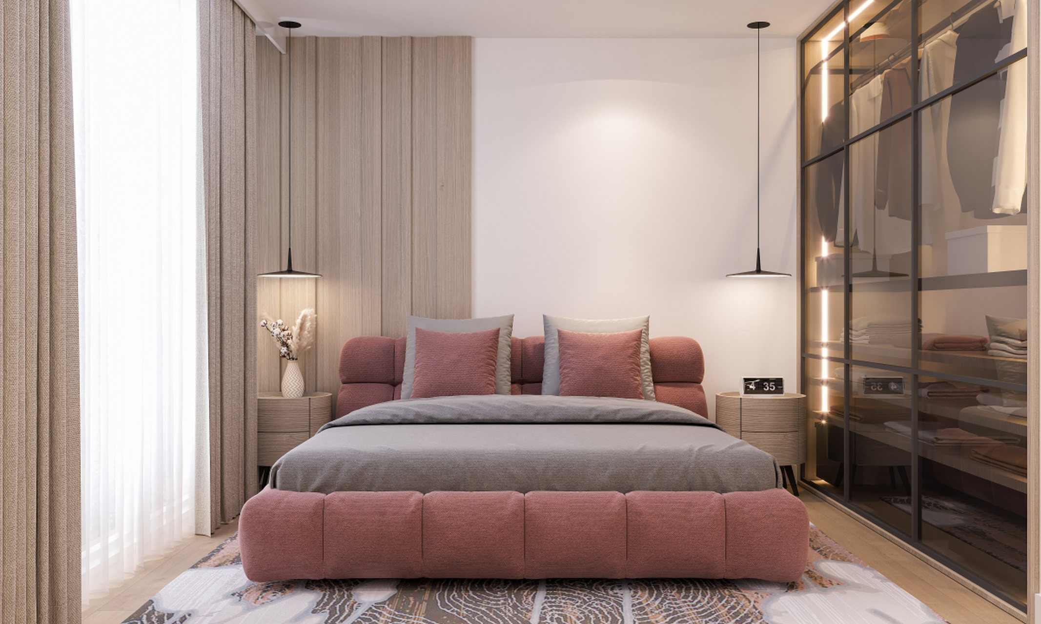 95 妹妹们,卧室是我们放松休息的地方,如何创造出愉悦和舒适的气氛