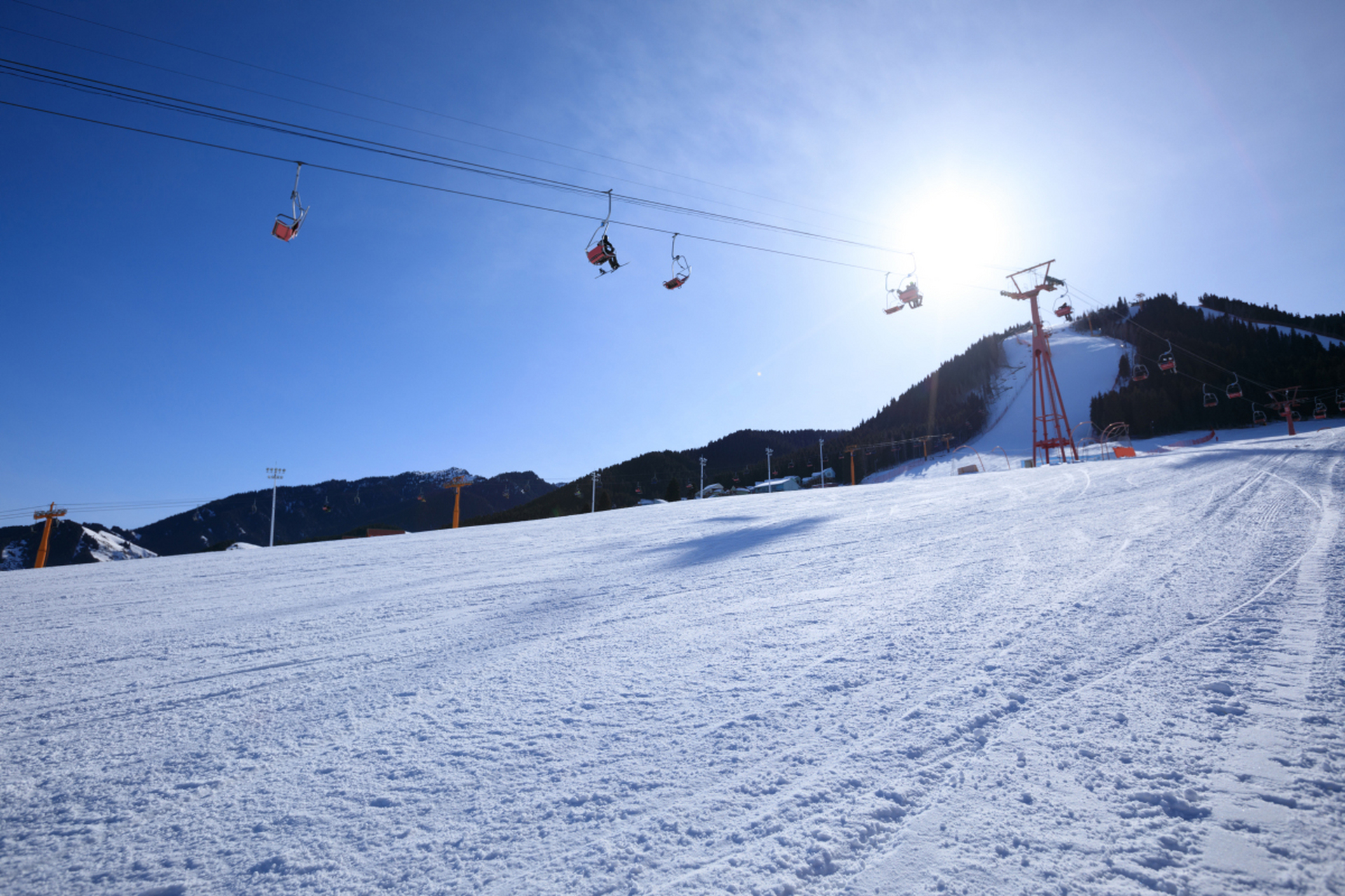 五盖山滑雪场图片