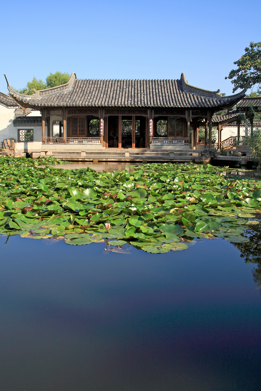 湖州莲花庄公园风景图图片