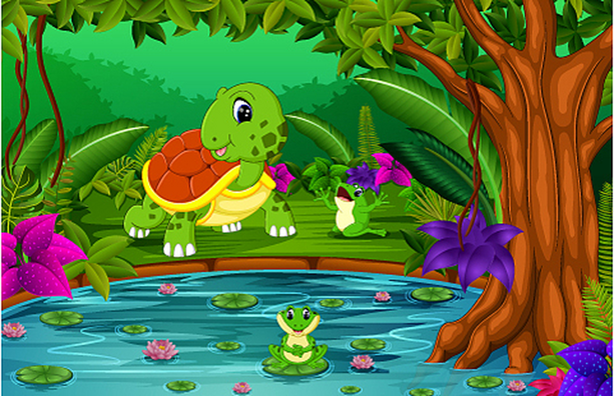 青蛙带着一瓶二锅头来到乌龟的家,祈求长寿的秘密.