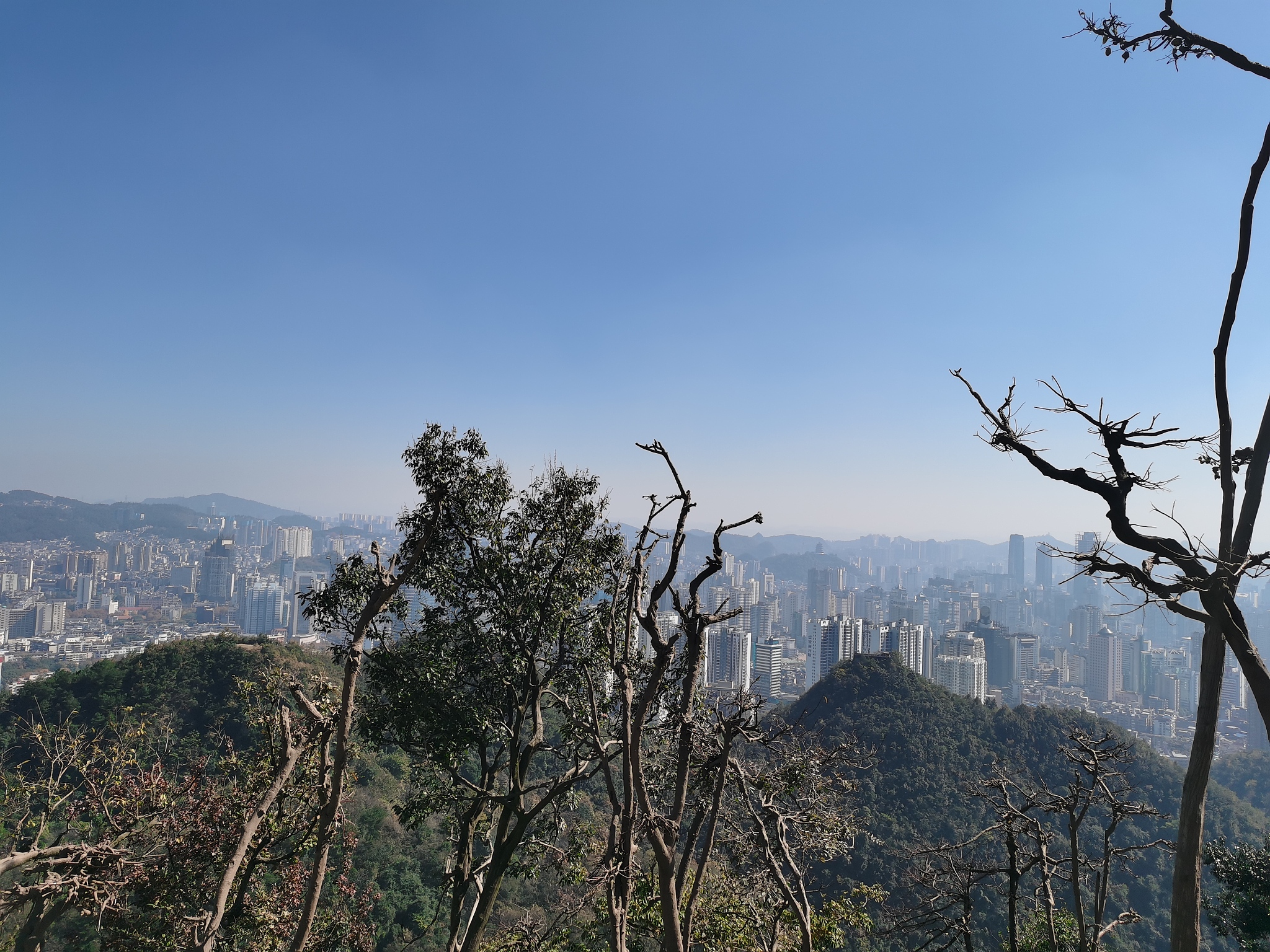 秋天的渝中区南山一棵树观景台风光如何?
