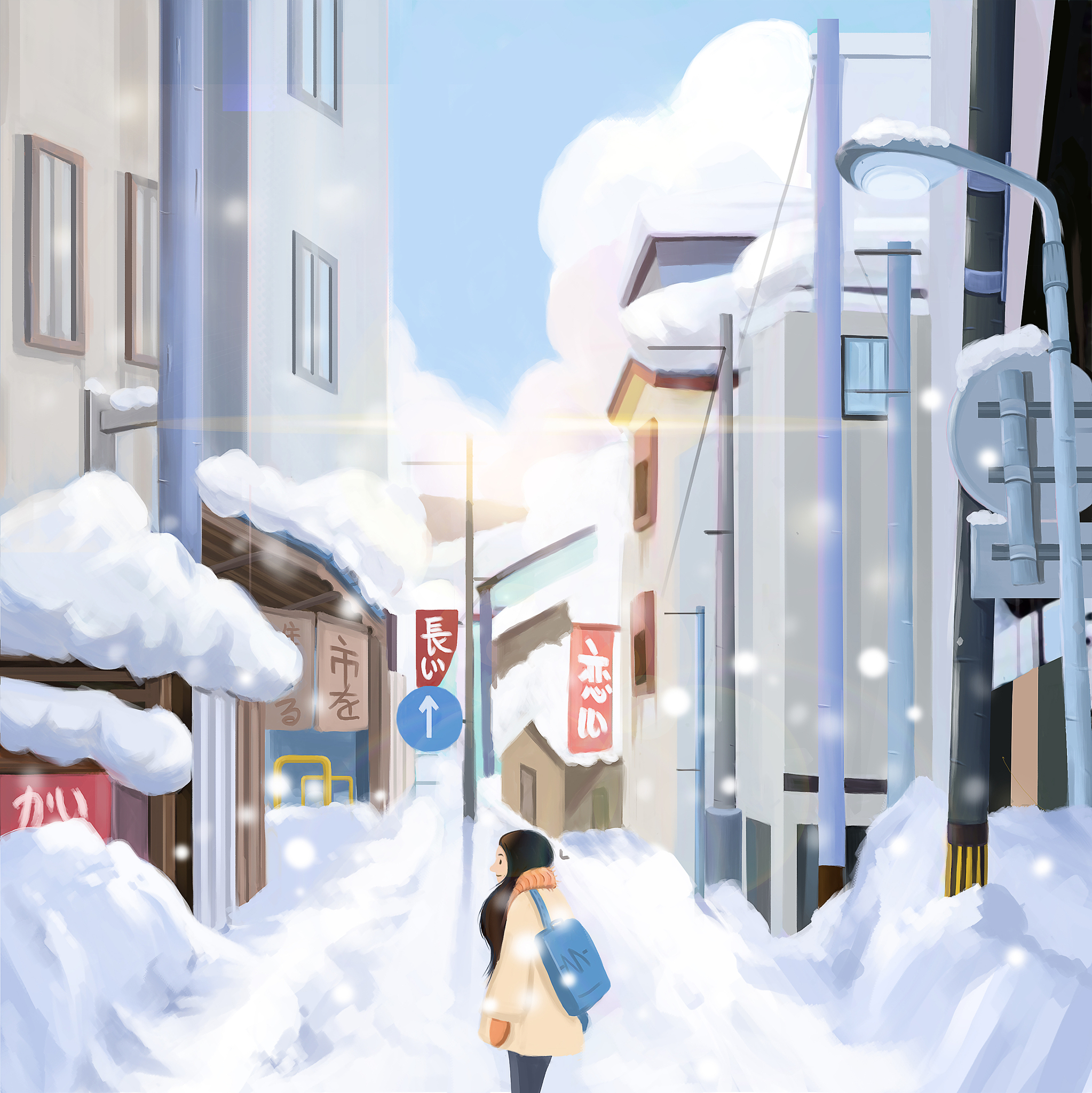 但是,这寒潮蓝色预警,大风蓝色预警,让温暖的小棉袄