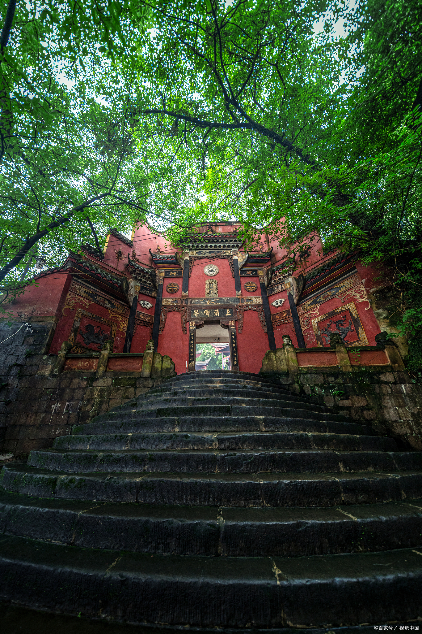 重庆云阳张飞庙:秋意古庙,英雄传奇  重庆云阳的张飞 