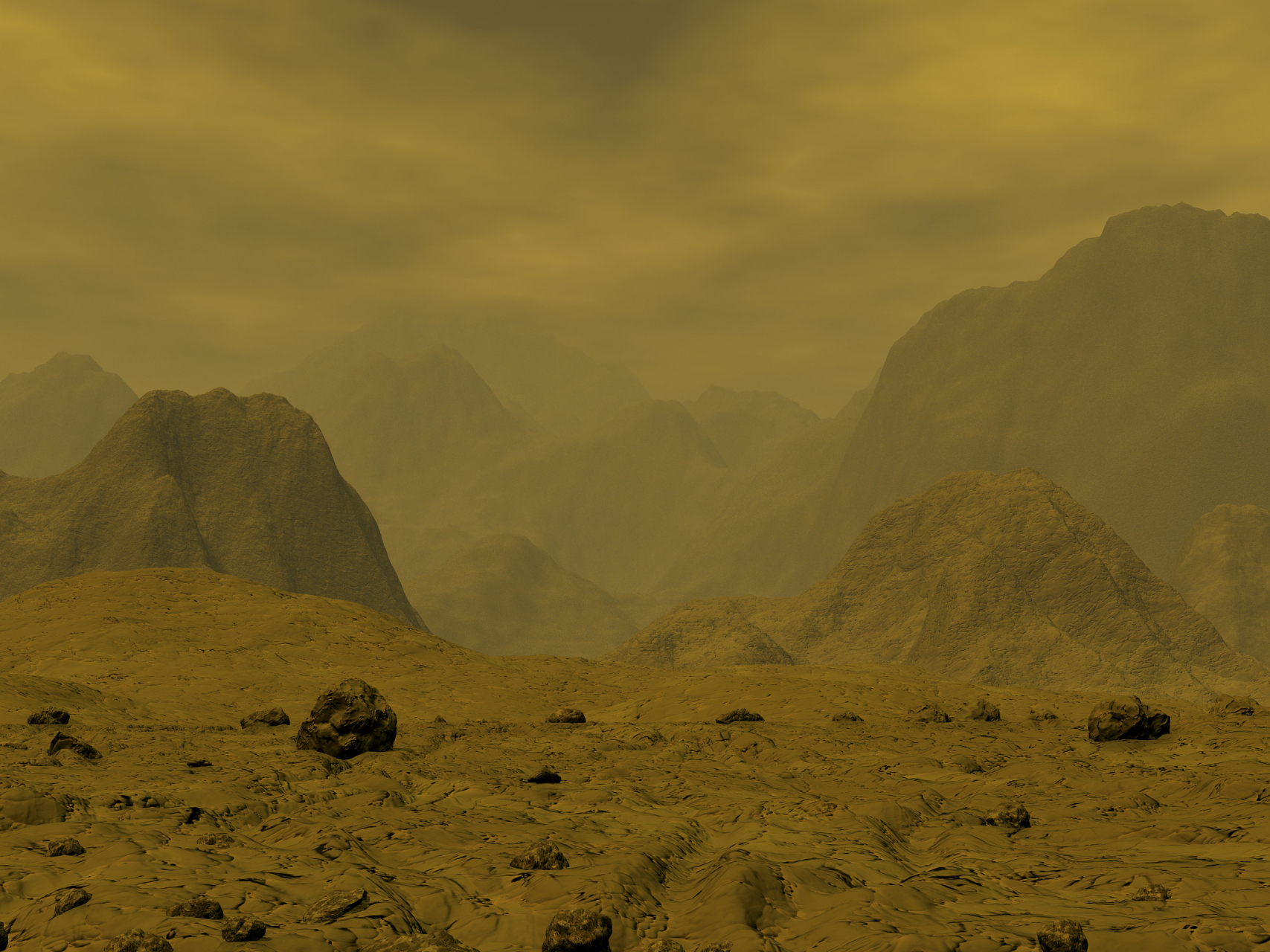 1981年,苏联的金星13号探测器突破层层障碍,成功降落到金星上,拍到了4