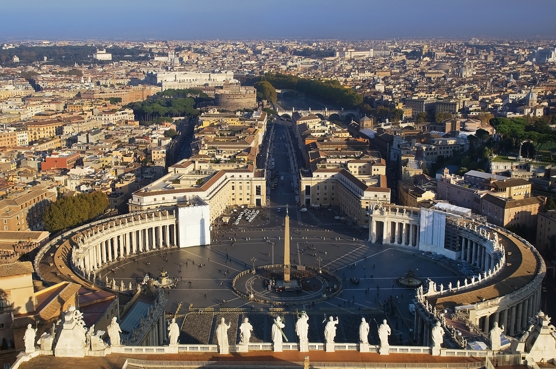 梵蒂冈全景图图片