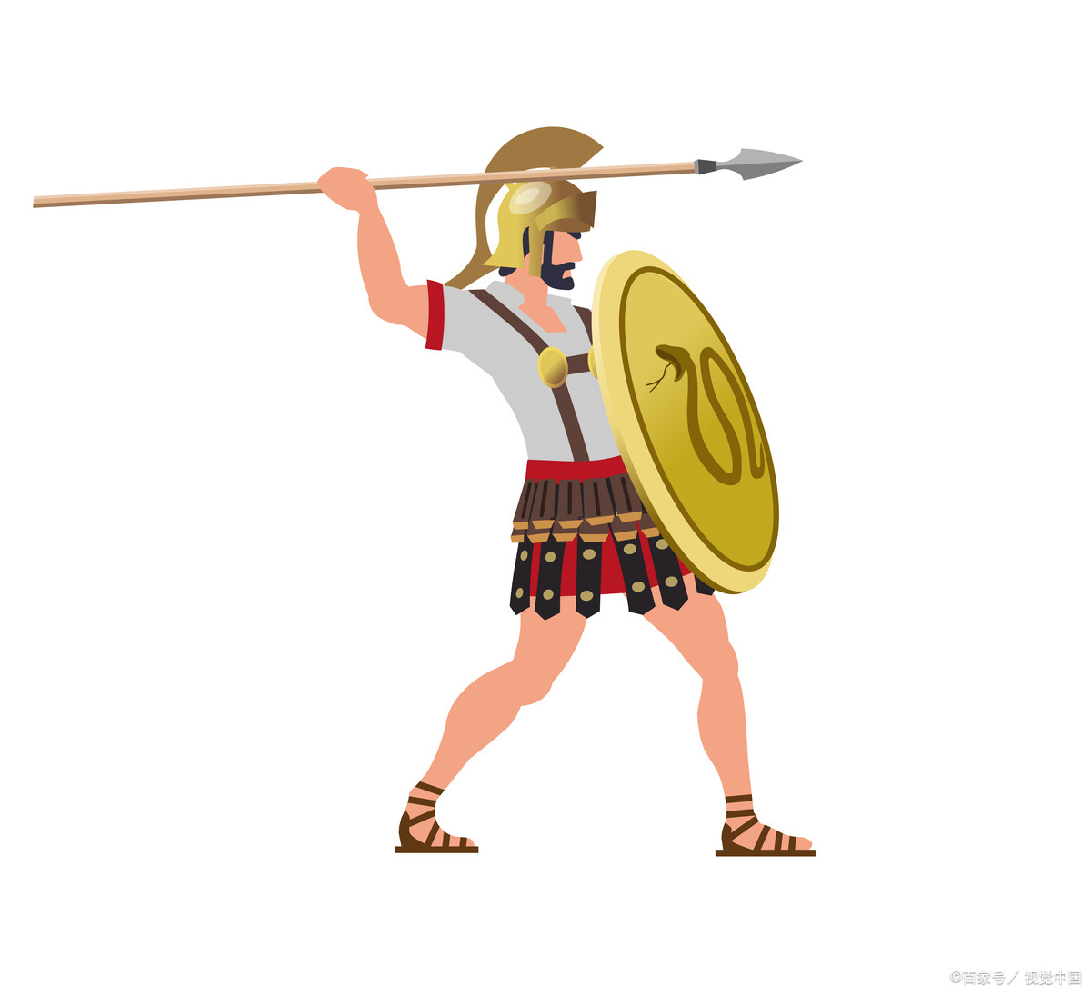 希腊神话人物卡通图片希腊武士简笔画图片希腊原始社会有火和无火卡通