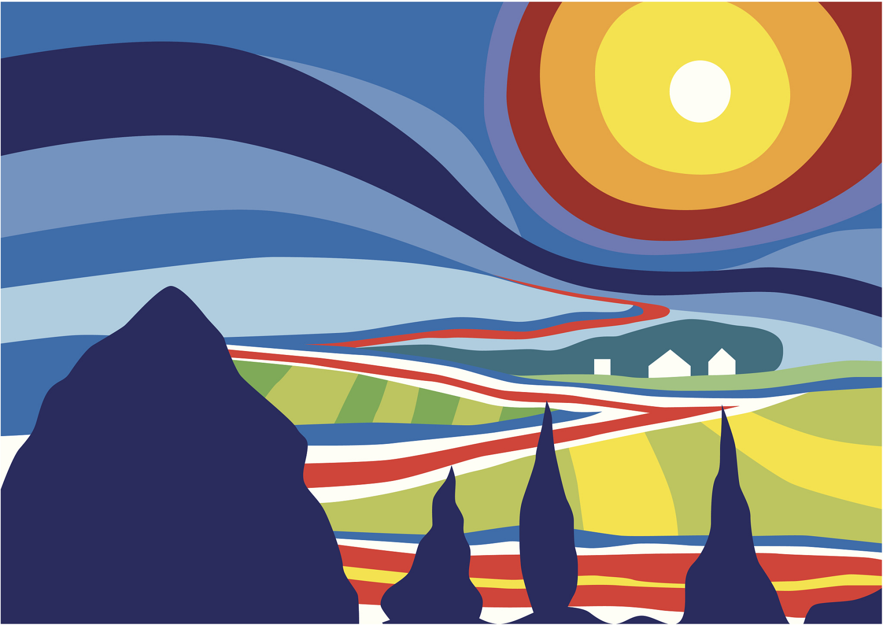 文章介绍了色彩冷暖对比在绘画中的运用,包括认识冷暖色彩,冷暖对比的