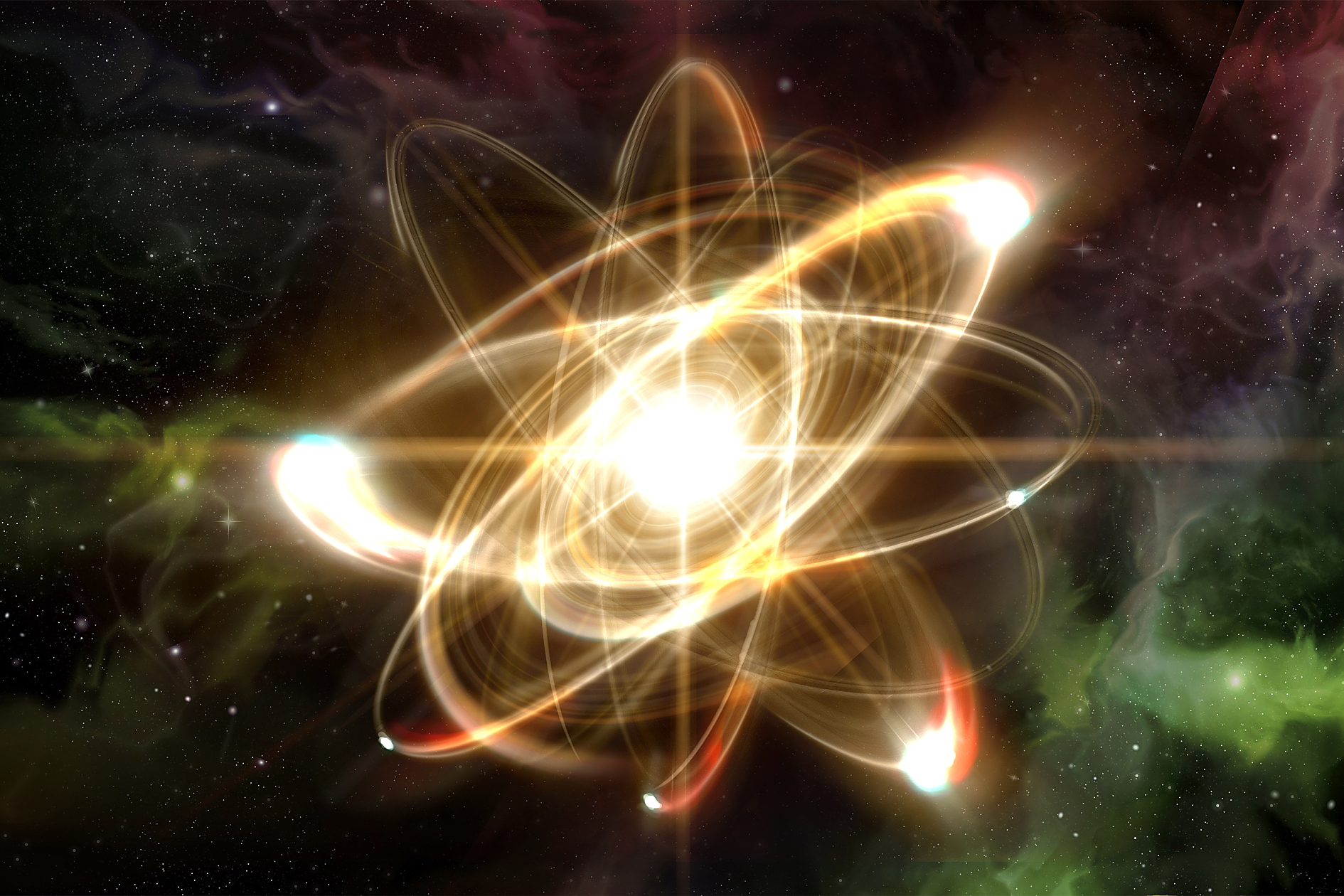 暗物质通过引力作用影响星系旋转和宇宙大尺度结构,而暗能量推动宇宙