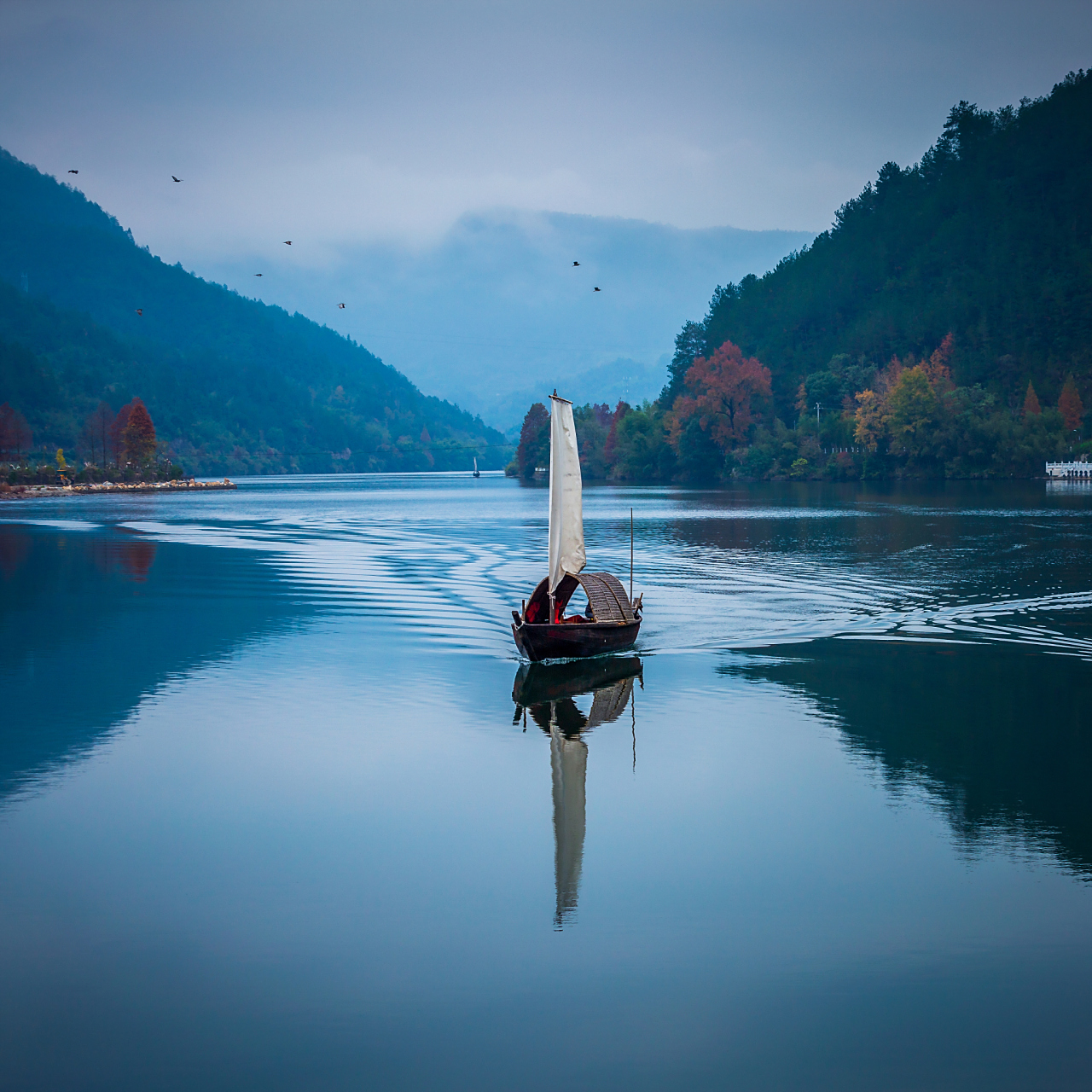 #吃喝玩乐in温州#  楠溪江风景区,位于温州市永嘉县,总面积近700平方