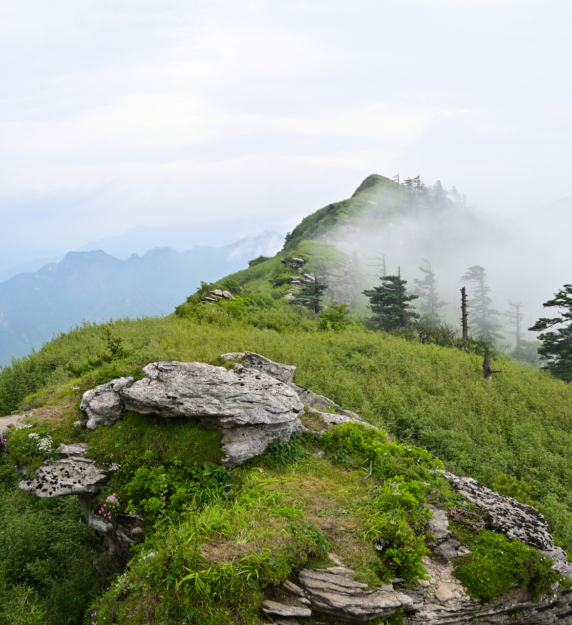 陕西省10大高山: 1,太白山:海拔3771米,是秦岭山脉主峰,位于眉县和