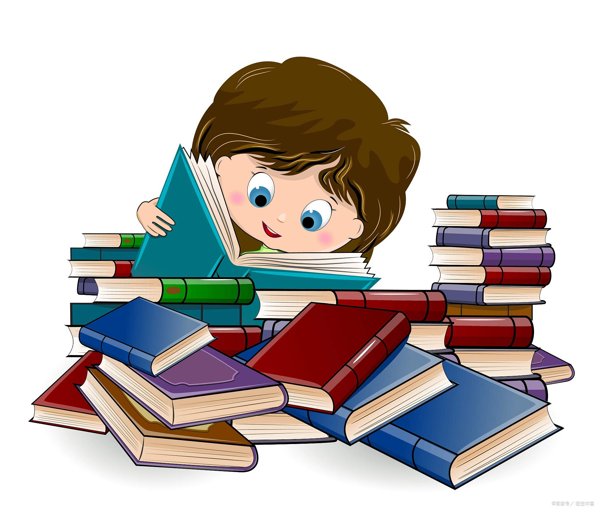真的是人比人得气死人文献查阅卡通图片读书考试漫画他知识丰富 卡通