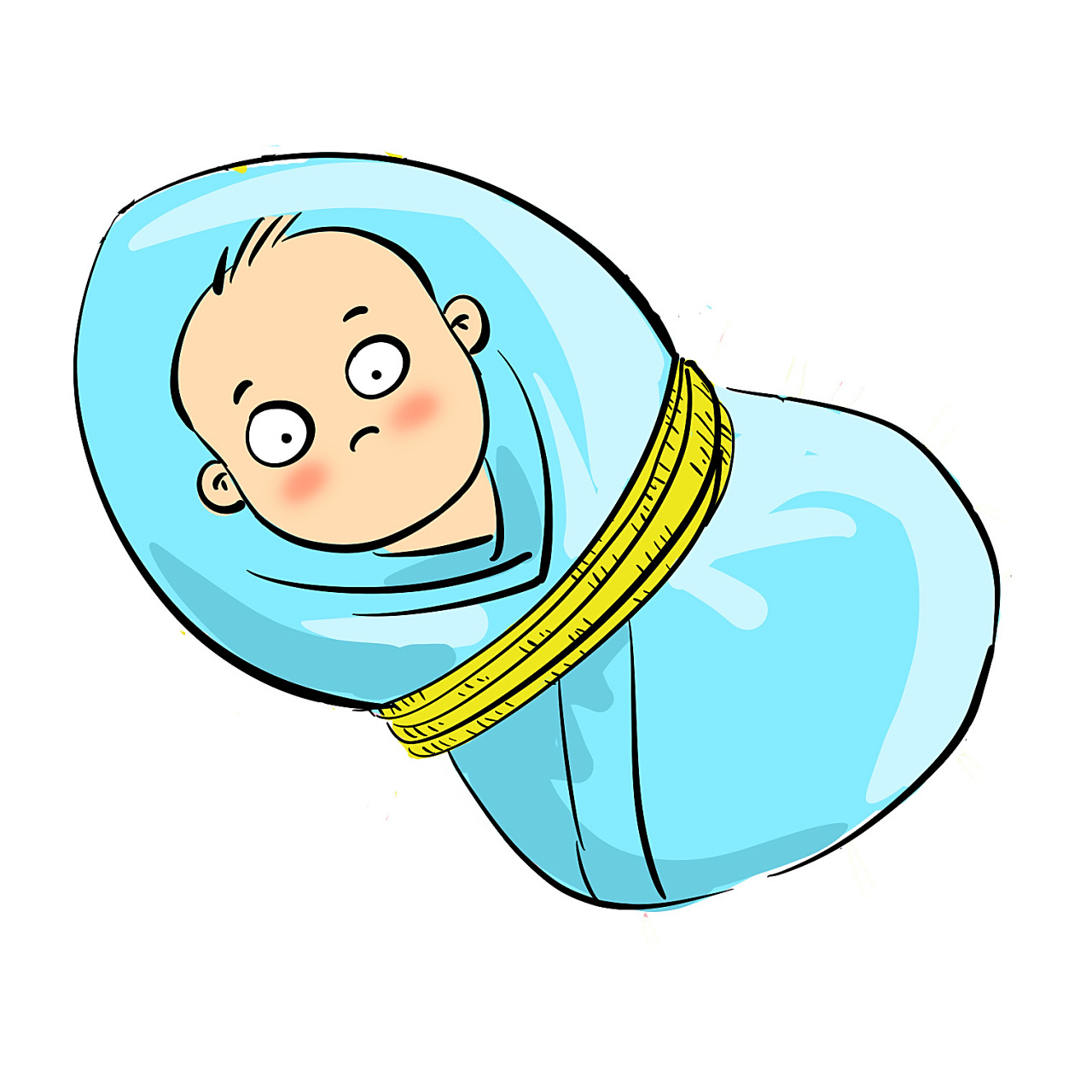 襁褓可以使婴儿保持安静,减少不必要的动作和扭曲,从而避免扭曲或拉伤