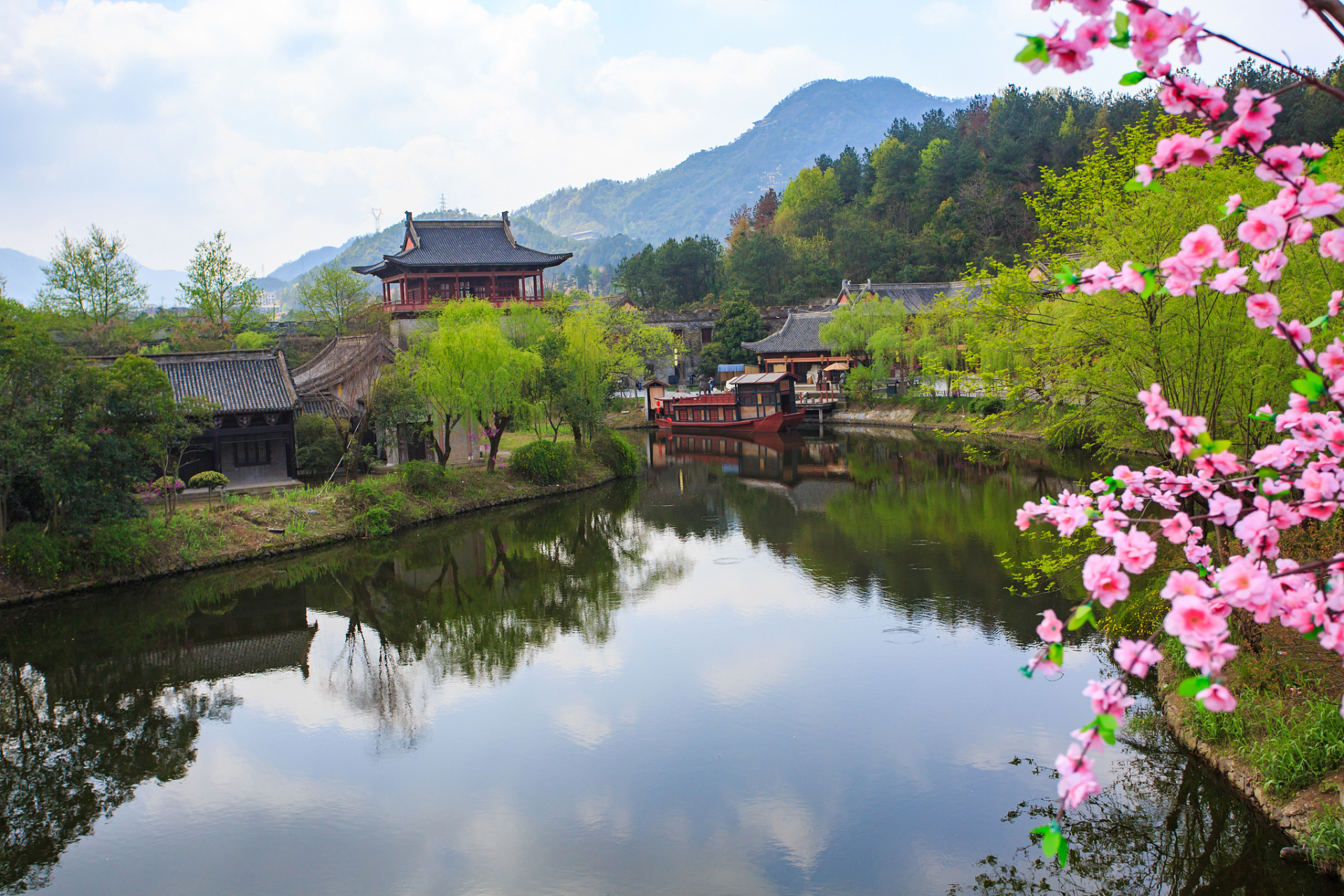 庐山桃花源景区图片图片