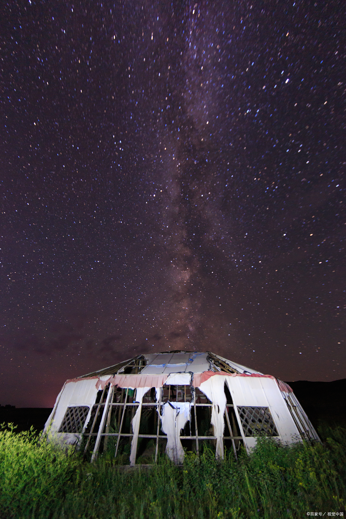 星空下的蒙古包体验!