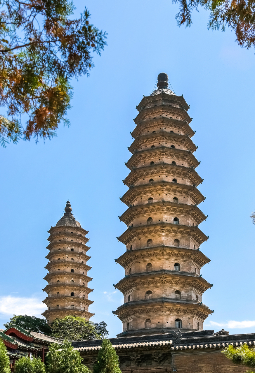 穿越时空的旅行# 太原双塔寺,位于山西省太原市,是古城太原的宗教