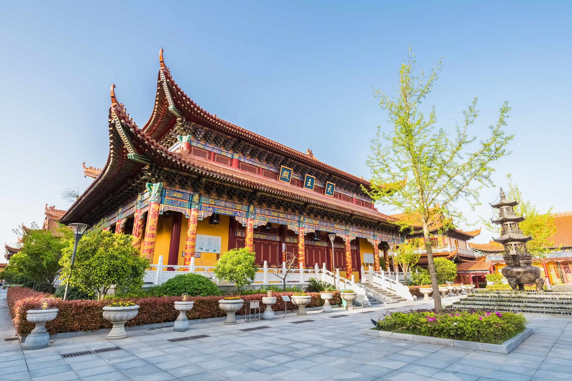 湖南长沙秋天,#乐享周末分享吧# 洗心禅寺如诗如画.