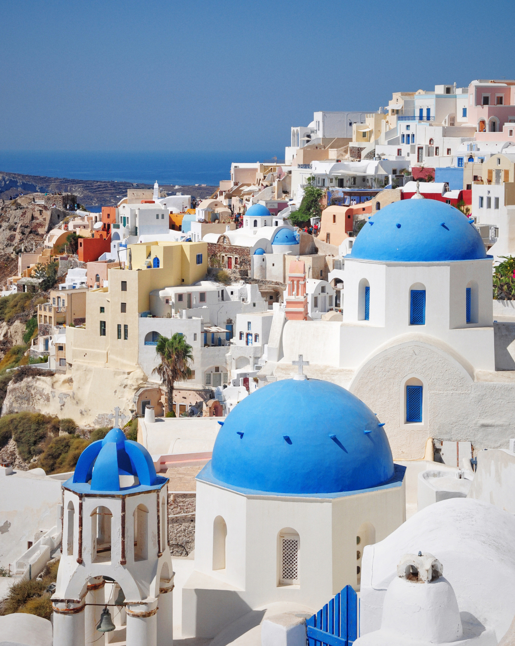 圣托里尼岛:蓝顶白墙,海风轻拂,这里是爱情海的现实版!