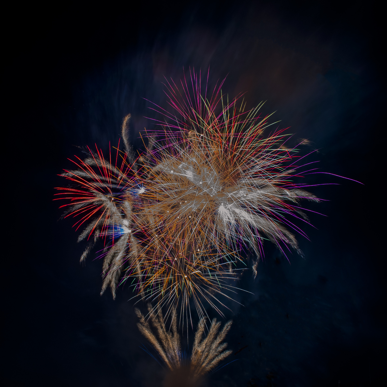 向烟花许个愿# 9295 #向烟花许个愿  9078 烟花绽放的美丽