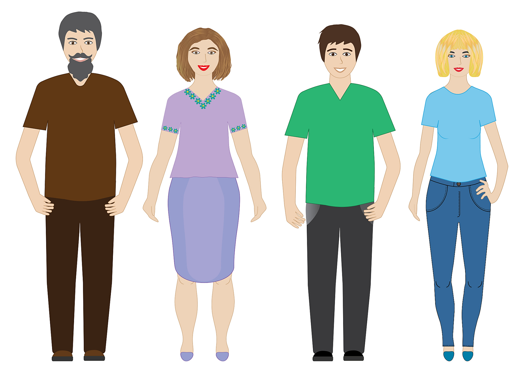 与人的高矮胖瘦一样, 我一米八五,没问题,很正常