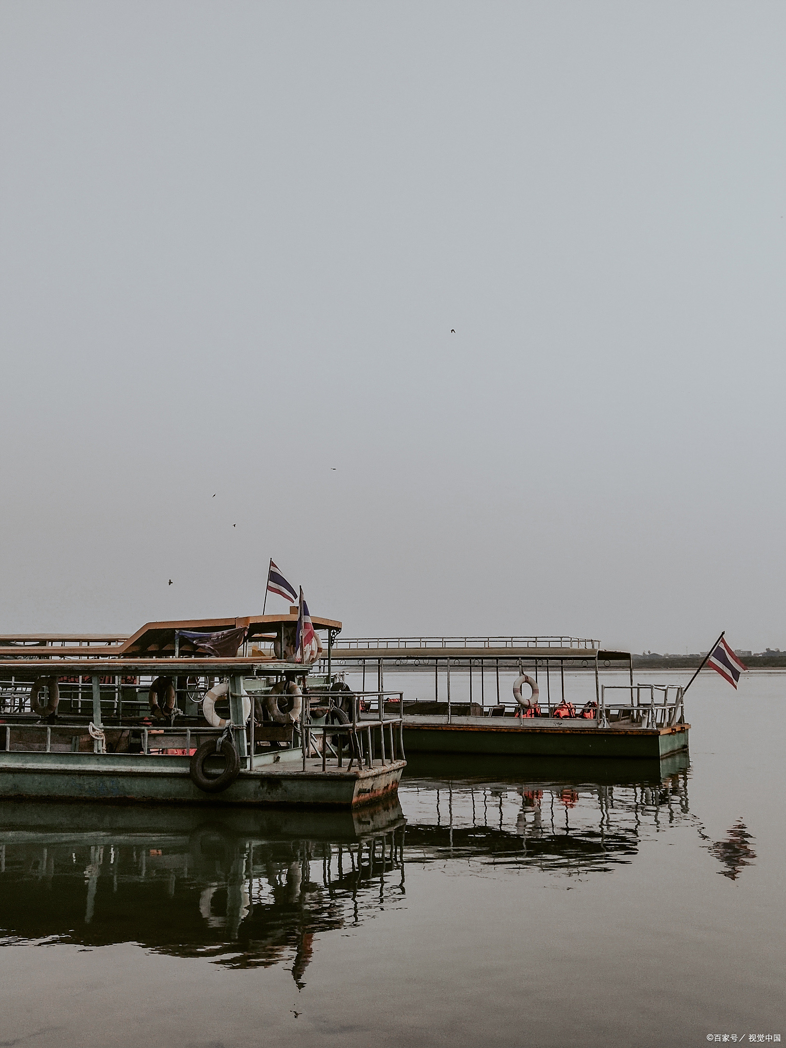 湖州长兴洪桥镇的冬日,太湖渔船点点如星!
