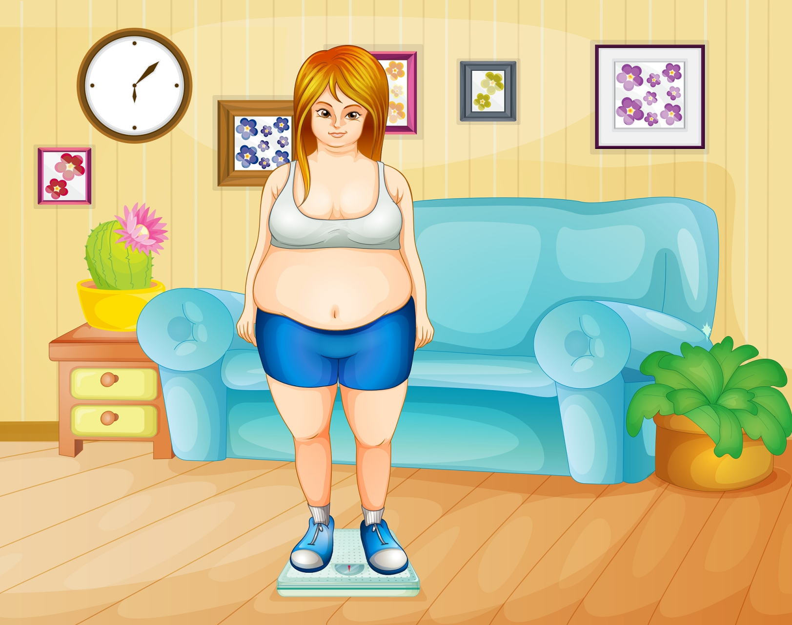 微胖女孩受欢迎因身材匀称,曲线优美,自信,乐观,开朗,健康状况良好,善