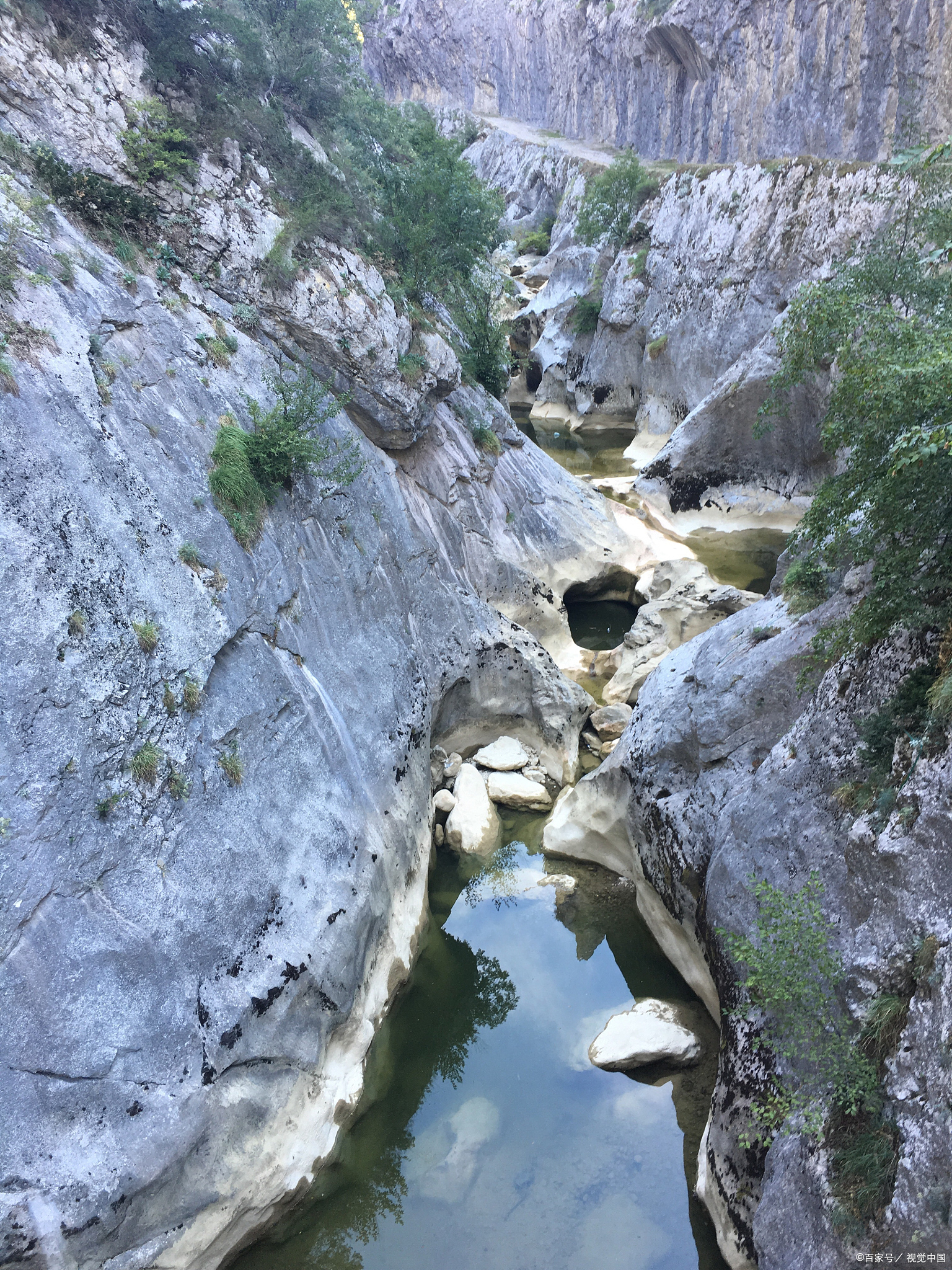 大同乌龙峡自然景观,峡谷幽深流水潺潺,避暑必打卡!