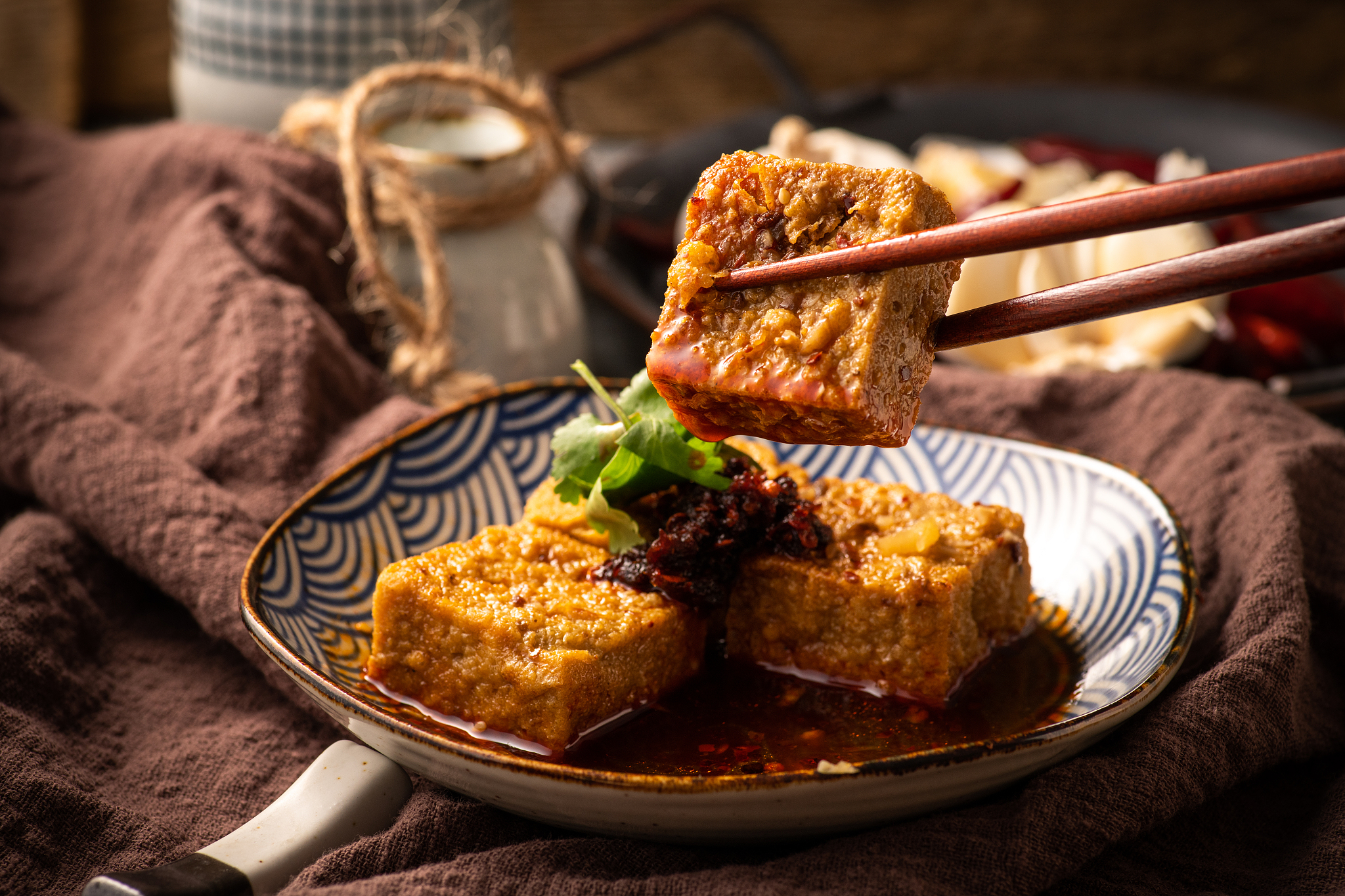 重庆的油炸臭豆腐味道如何?