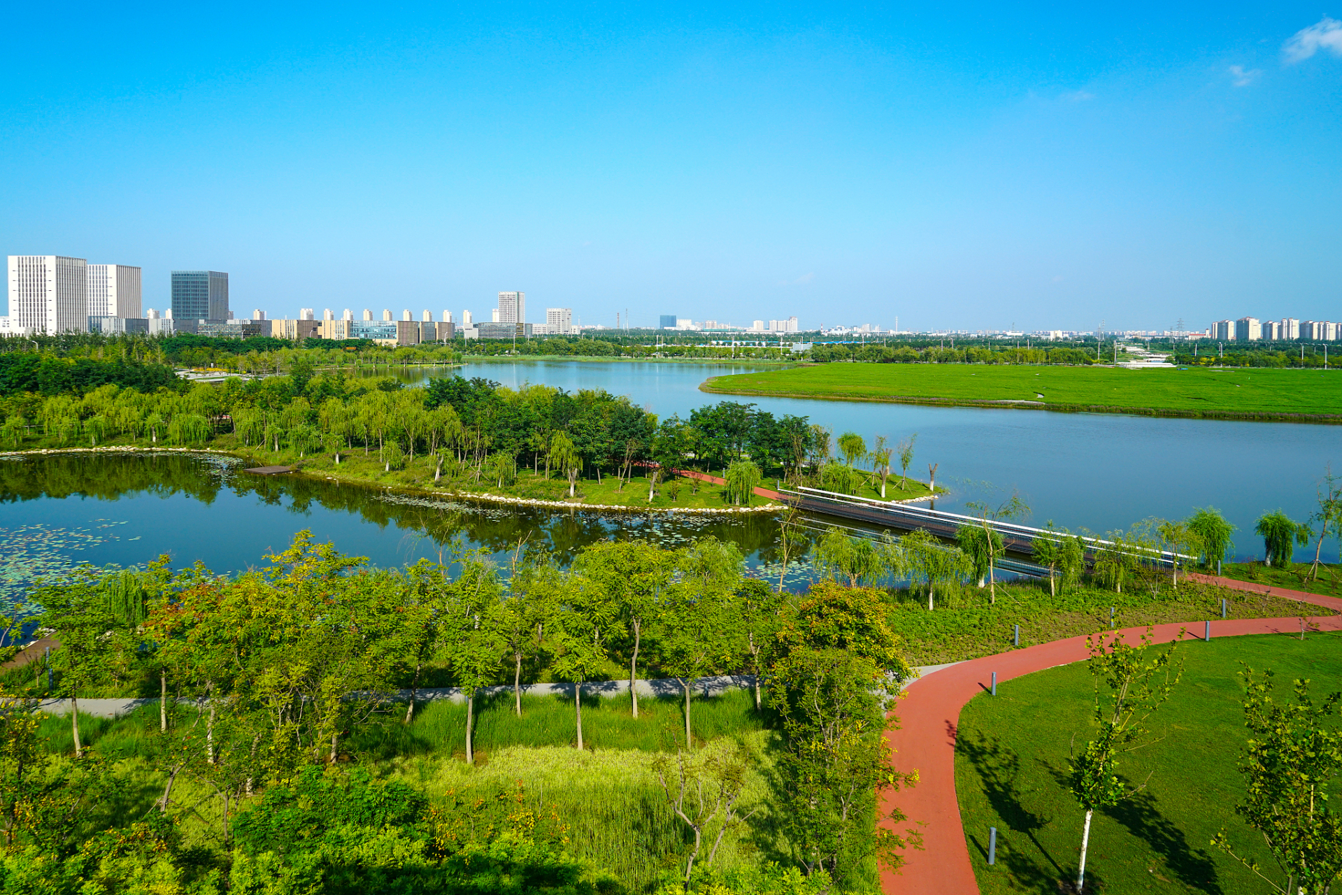 沣河生态景区图片