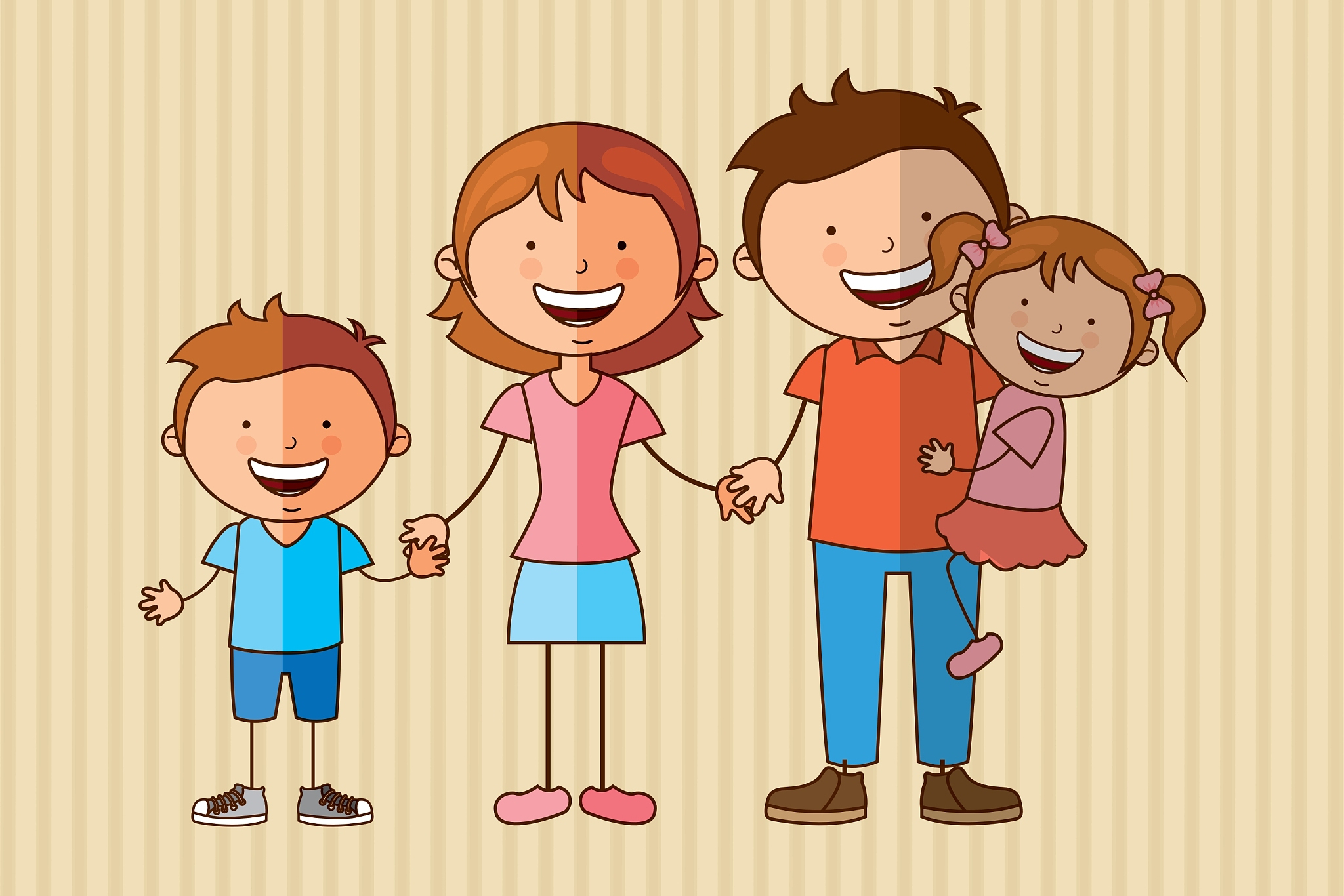 深度思考和解决问题能力,提升学习效率,加深亲子关系环境情感卡通图