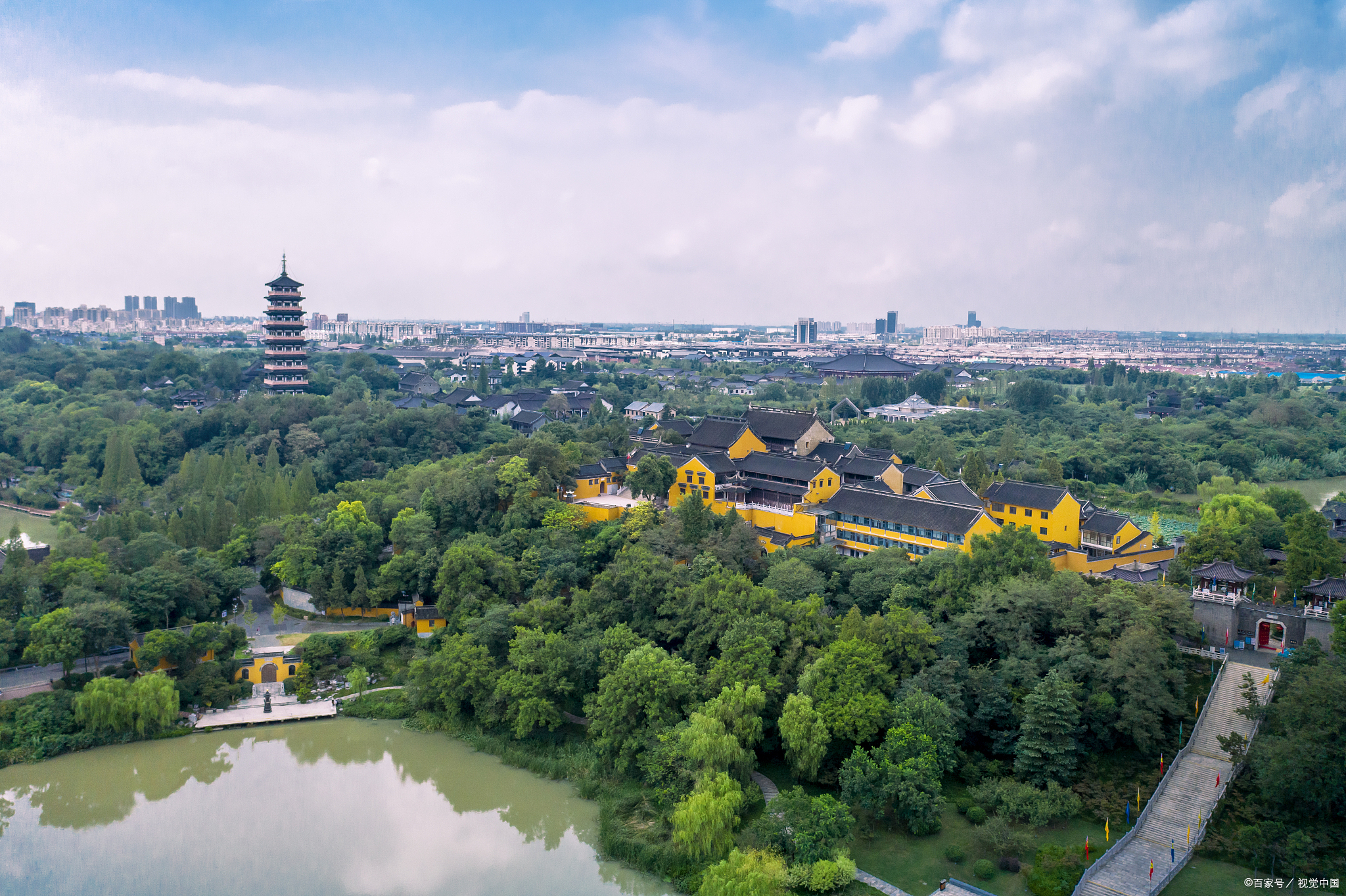 靖江孤山风景区图片图片