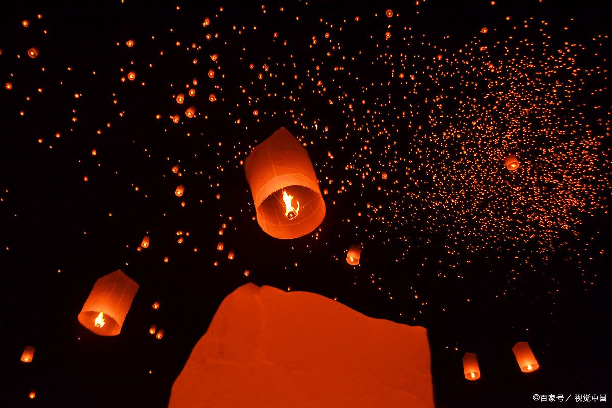 诸葛亮祭灯图片