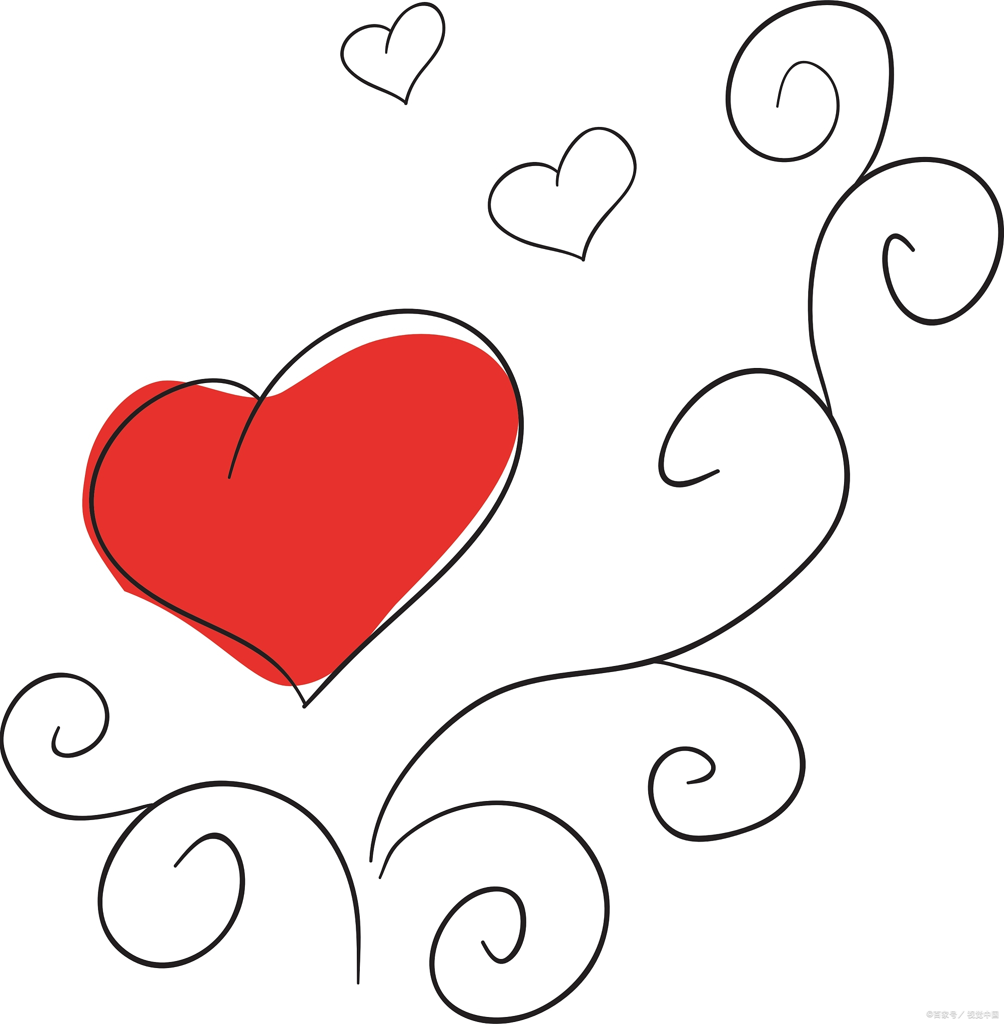 爱心,作为表达爱意与温暖的经典符号,其简笔画形式更是简单易学,适合