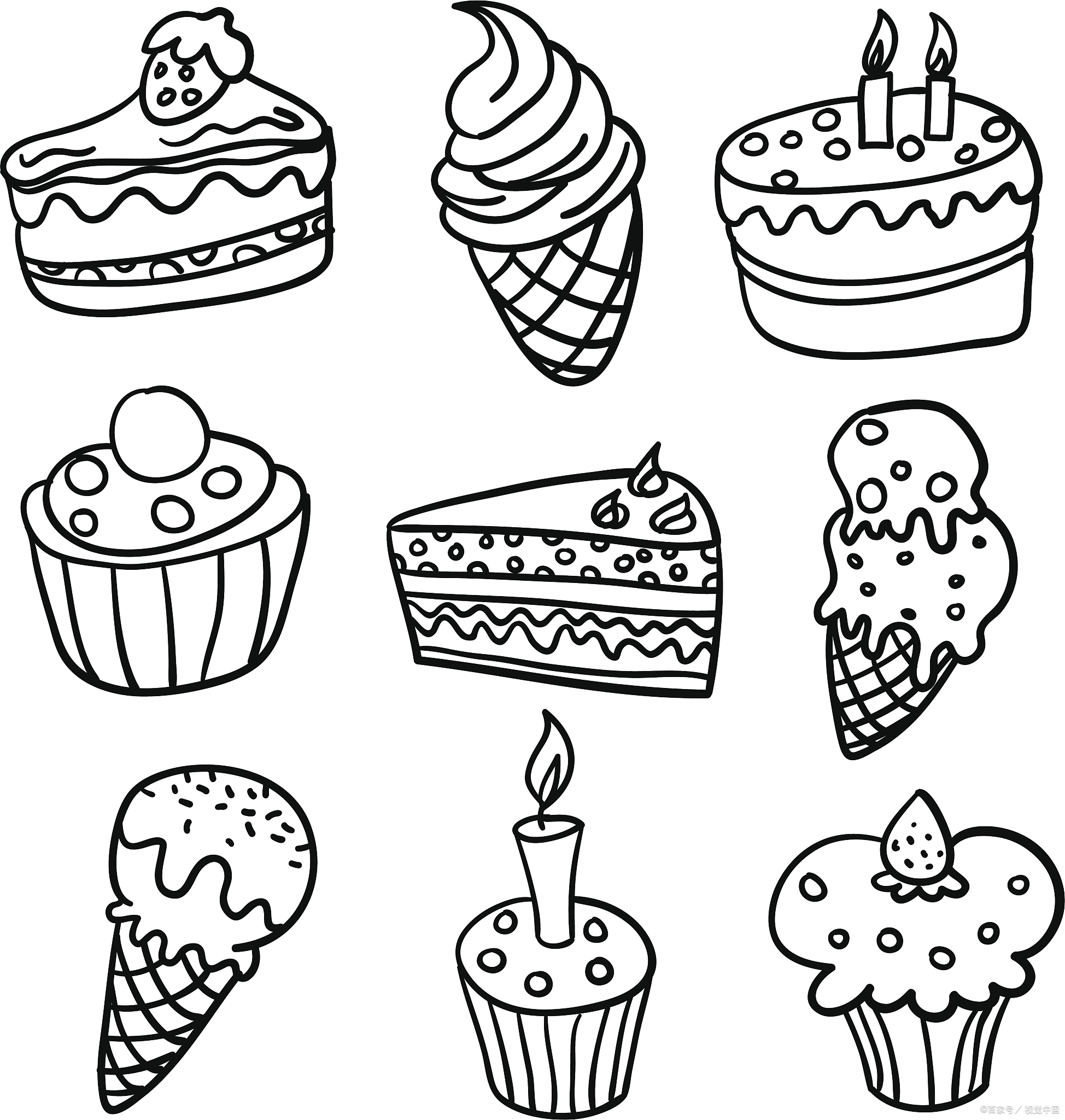 轻松掌握!蛋糕简笔画步骤详解与创作心得