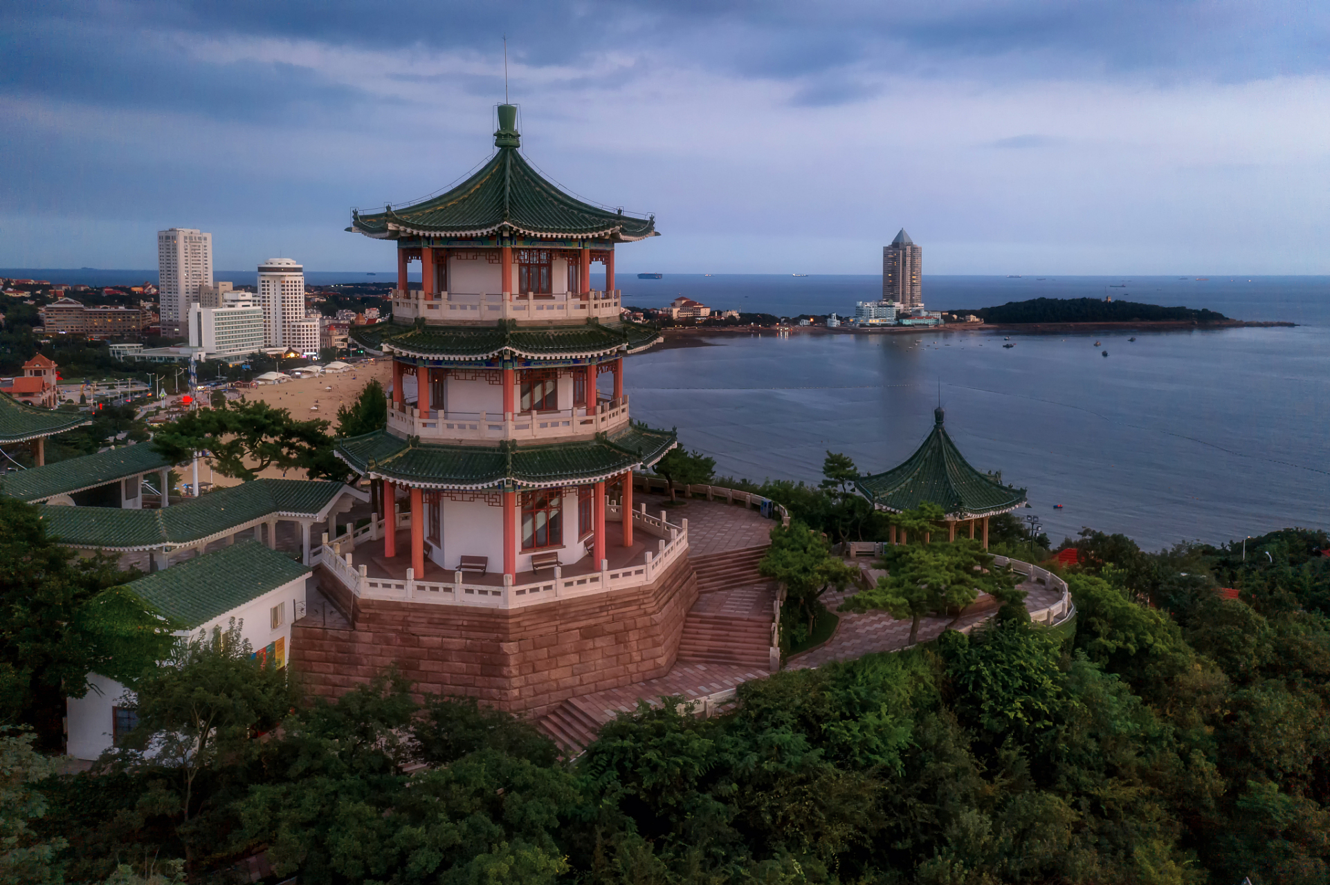 青岛小鱼山景区图片图片