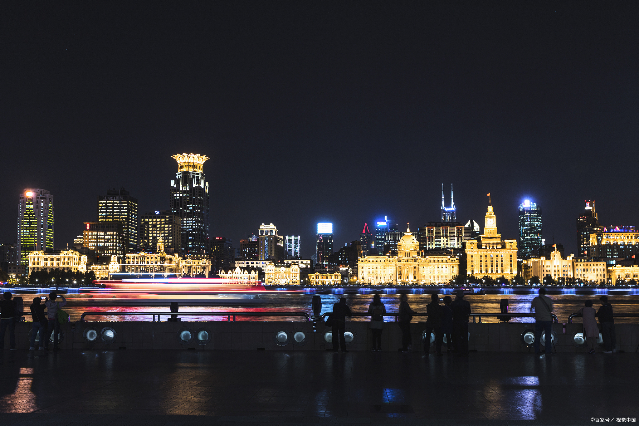 外滩夜景 原图图片