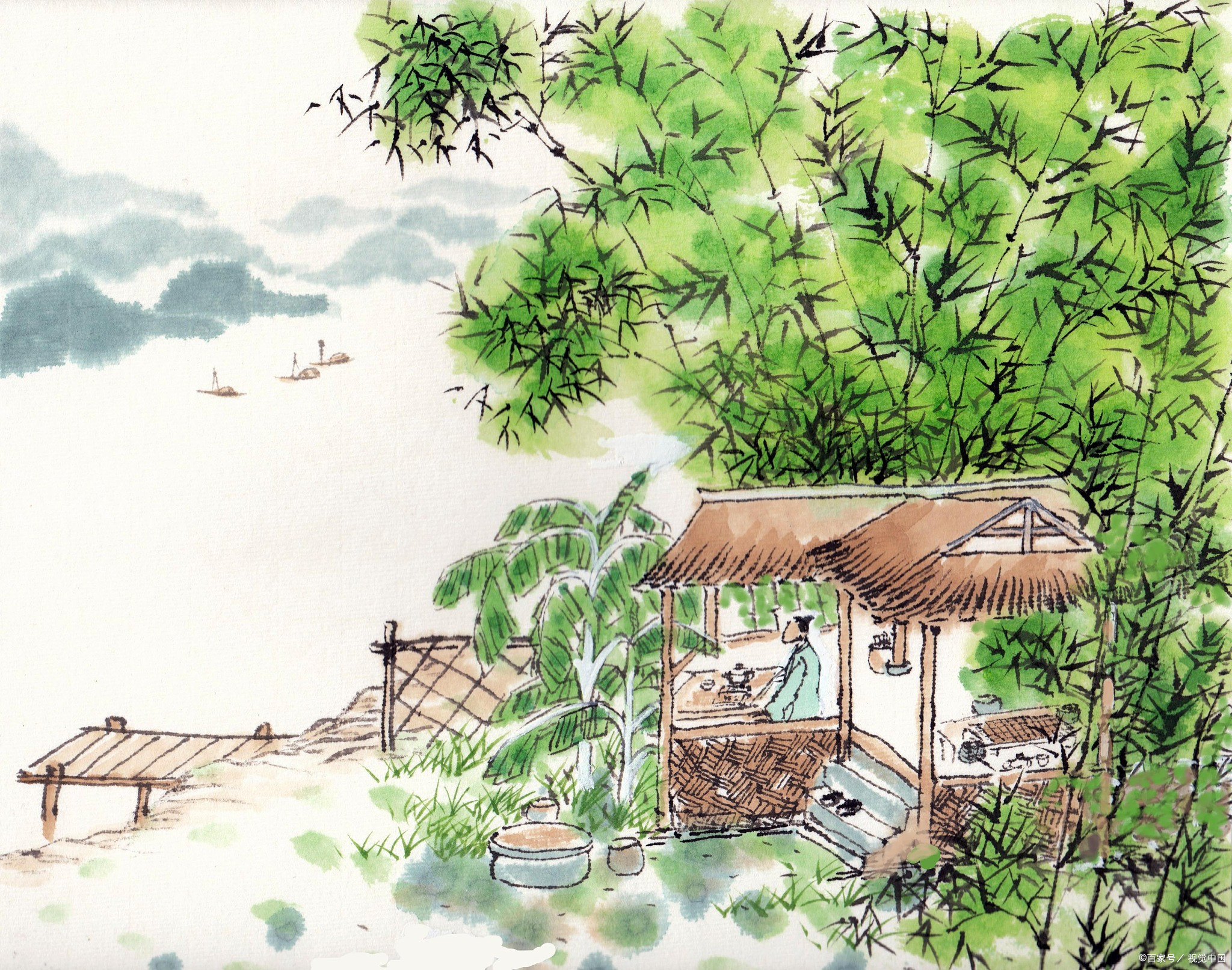 六年级一单元日积月累,古诗《过故人庄》逐句解析