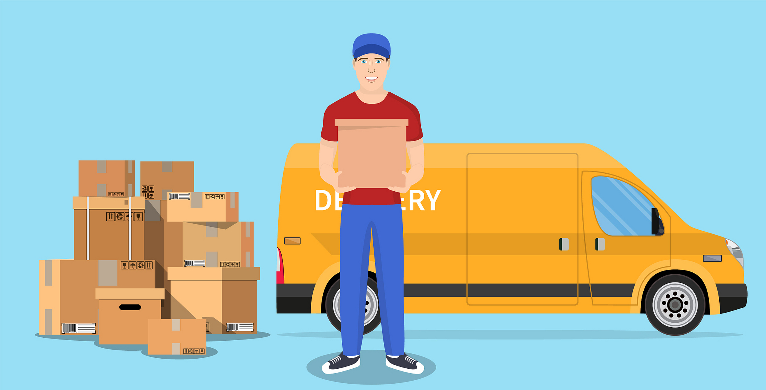 我是一个送货小哥,因为经常给一个美甲店女老板送货