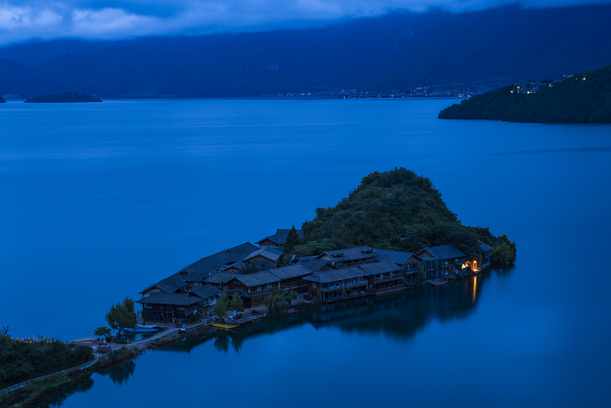 泸沽湖绝美风景图片图片