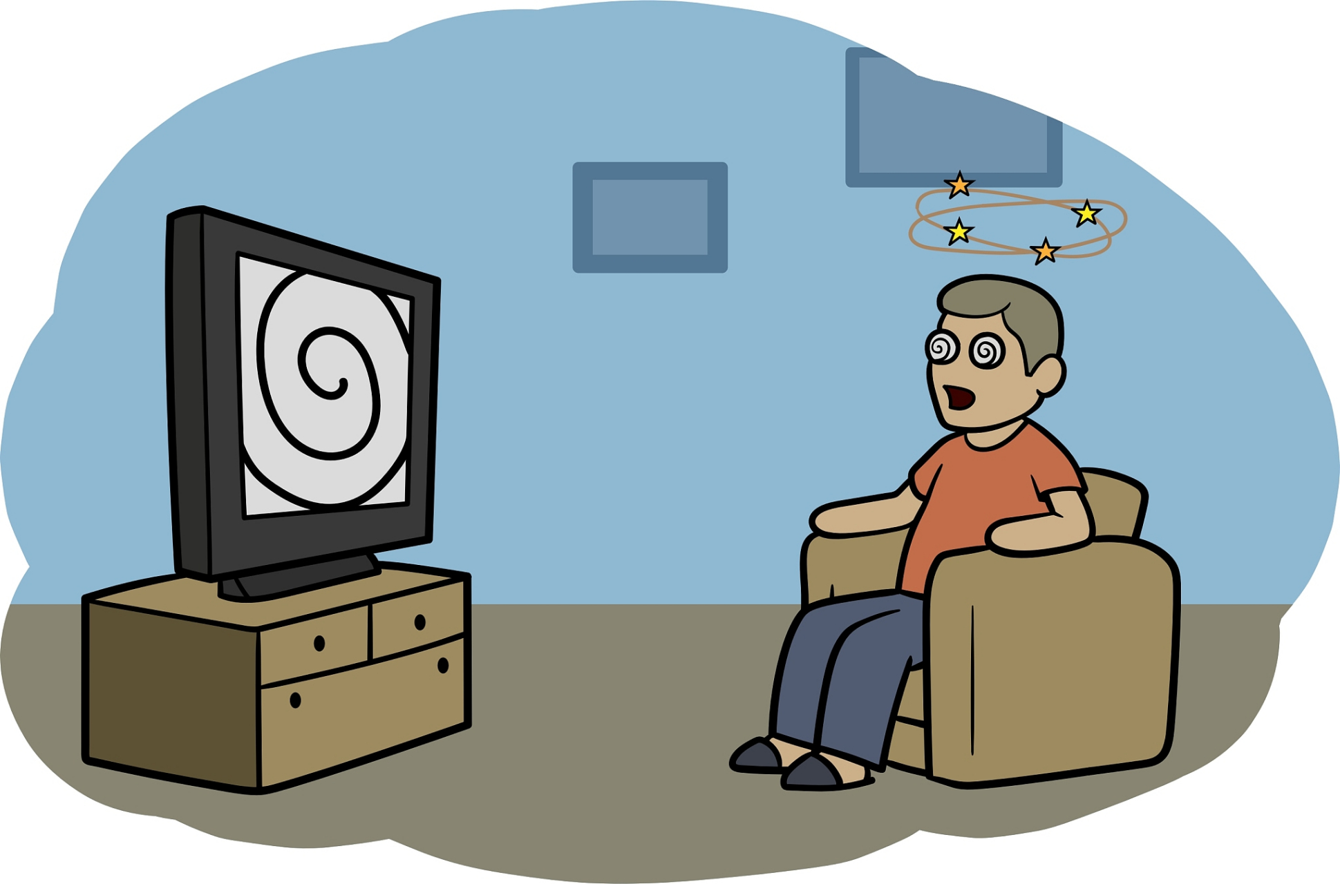 长时间看电视对视力的危害确实很大.以下是一些可能的影响:    1.